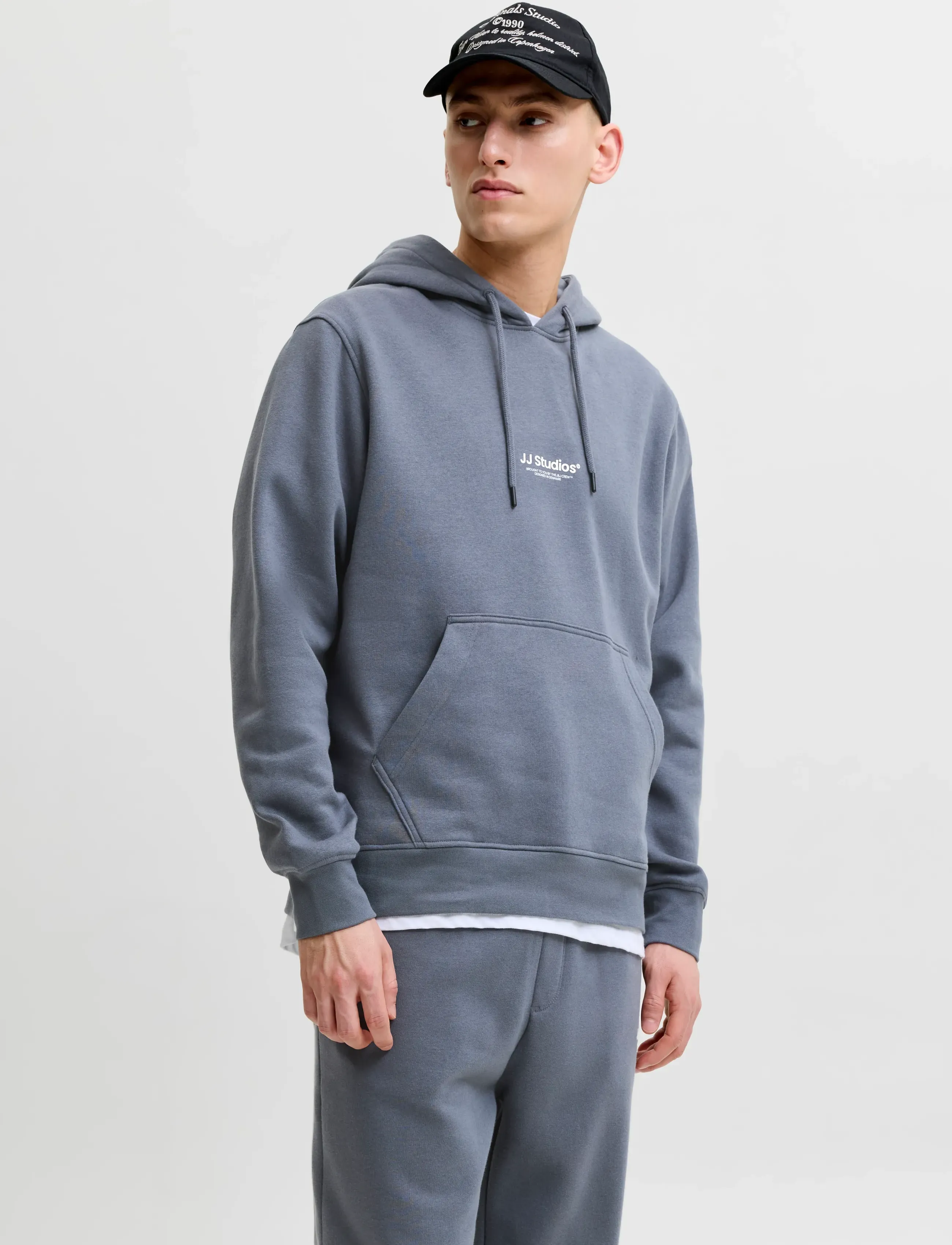 Jack & Jones JJESOHO SWEAT HOOD NOOS - Džemperiai su gobtuvu - TURBULENCE / blue