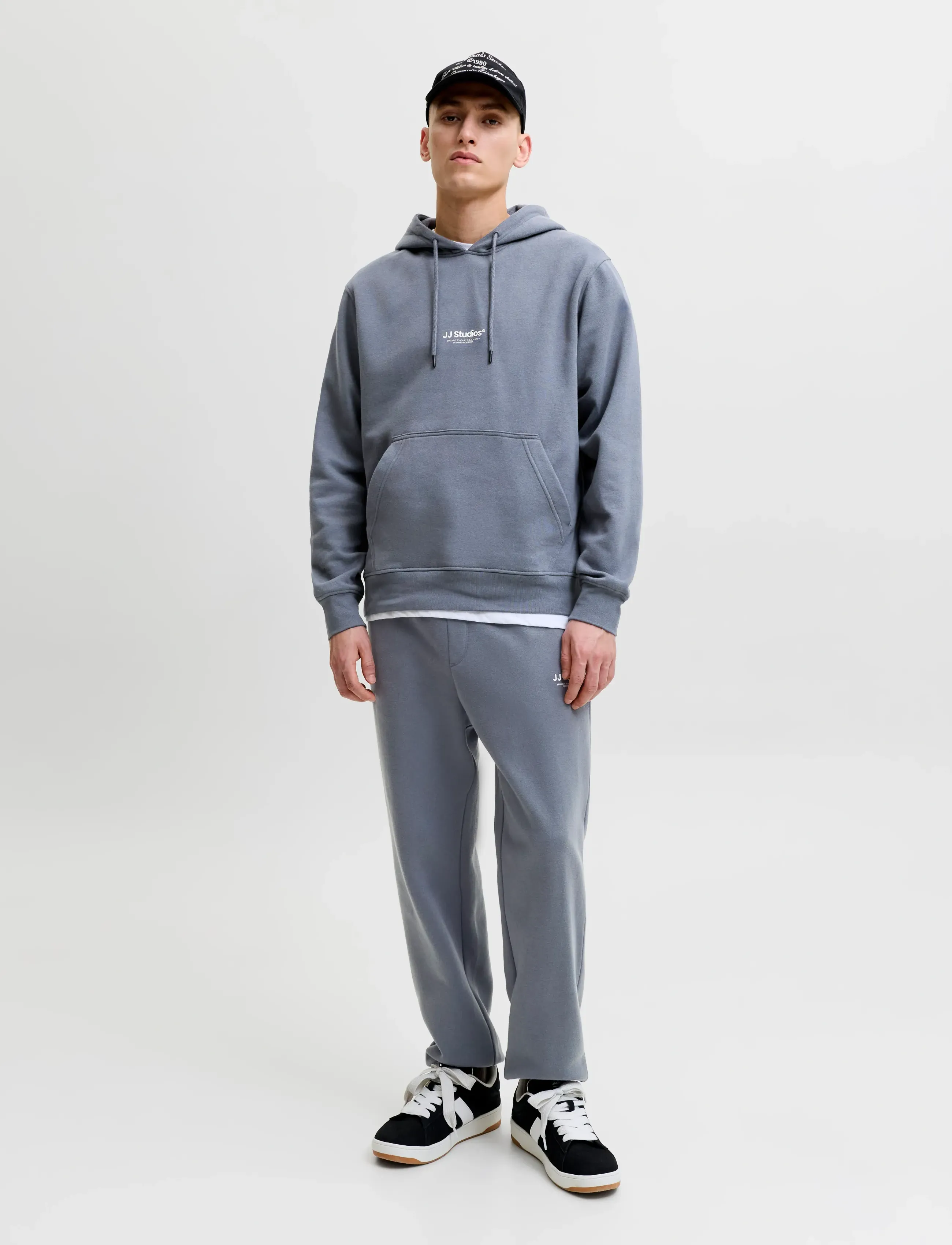 Jack & Jones - JJESOHO SWEAT HOOD NOOS - kapuutsiga dressipluusid - turbulence - 4