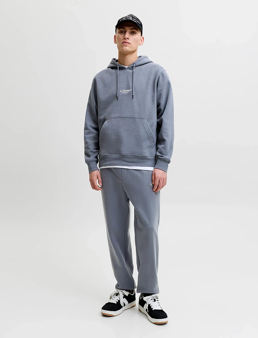 Jack & Jones - JJESOHO SWEAT HOOD NOOS - kapuzenpullover - turbulence - 4