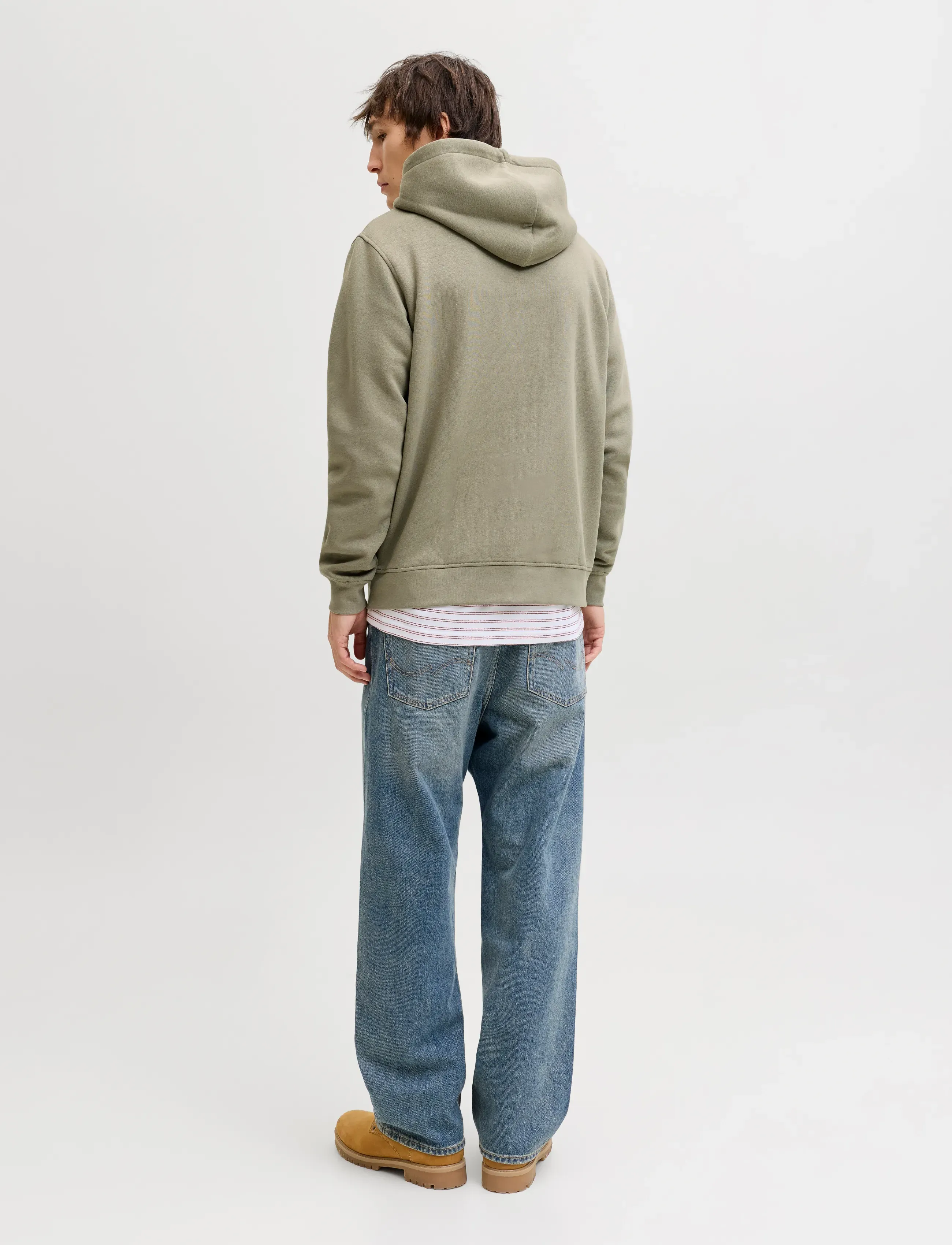Jack & Jones - JJESOHO SWEAT HOOD NOOS - kapuutsiga dressipluusid - vetiver - 2