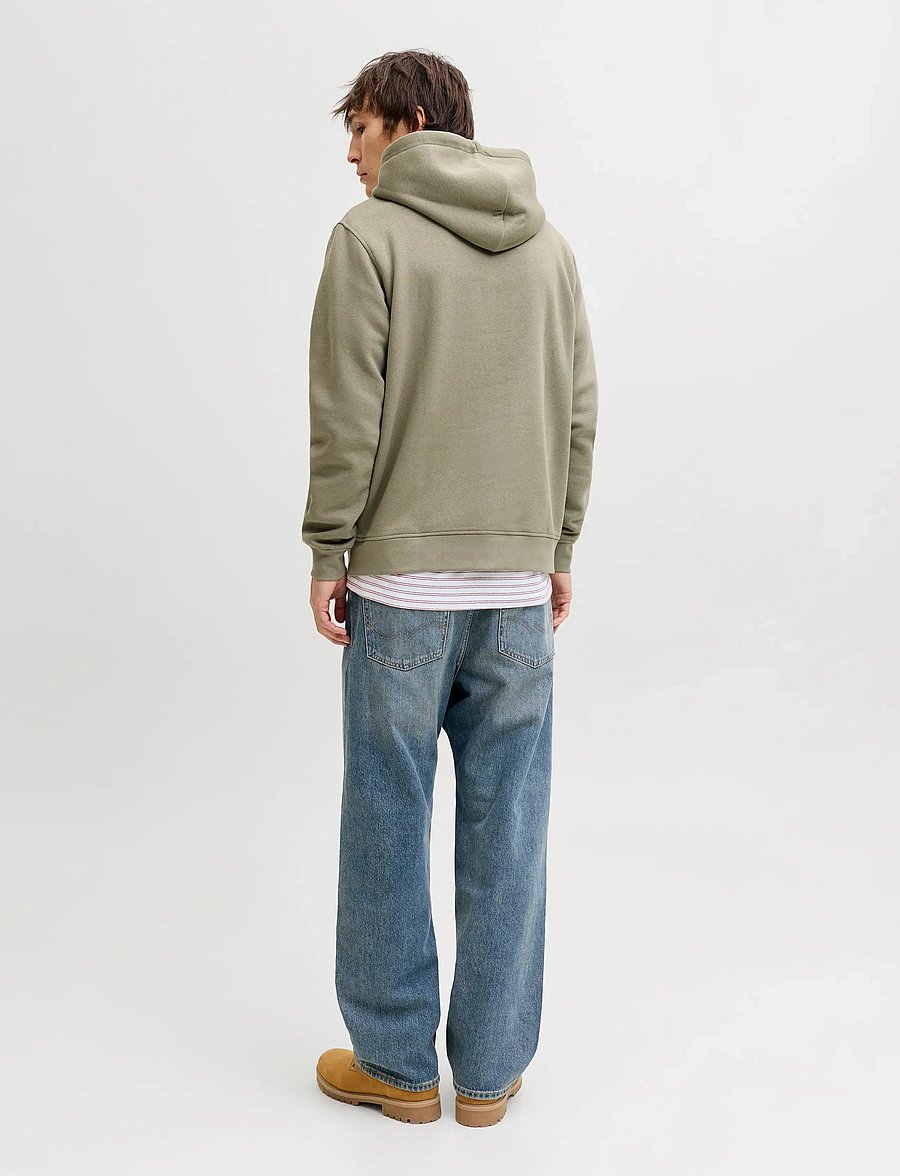 Jack & Jones - JJESOHO SWEAT HOOD NOOS - kapuzenpullover - vetiver - 2