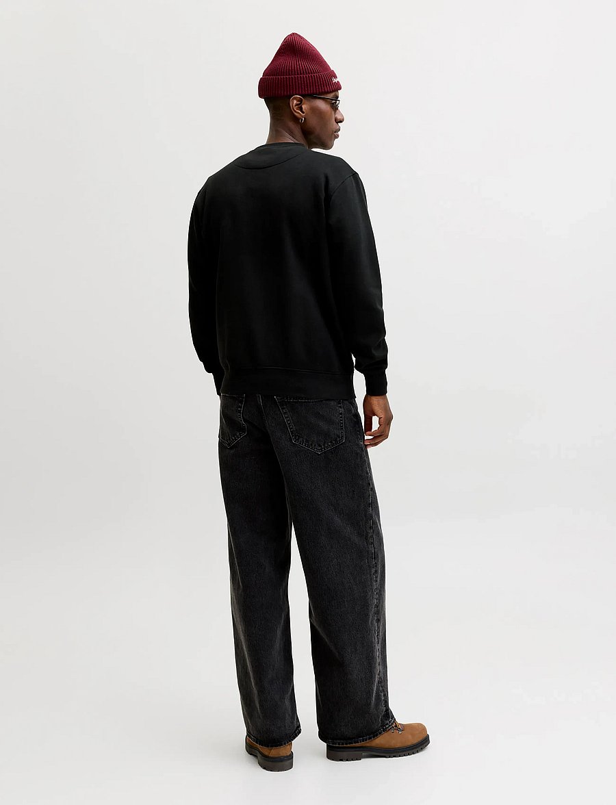 Jack & Jones - JJESOHO SWEAT CREW NECK NOOS - kollektionen - black - 3
