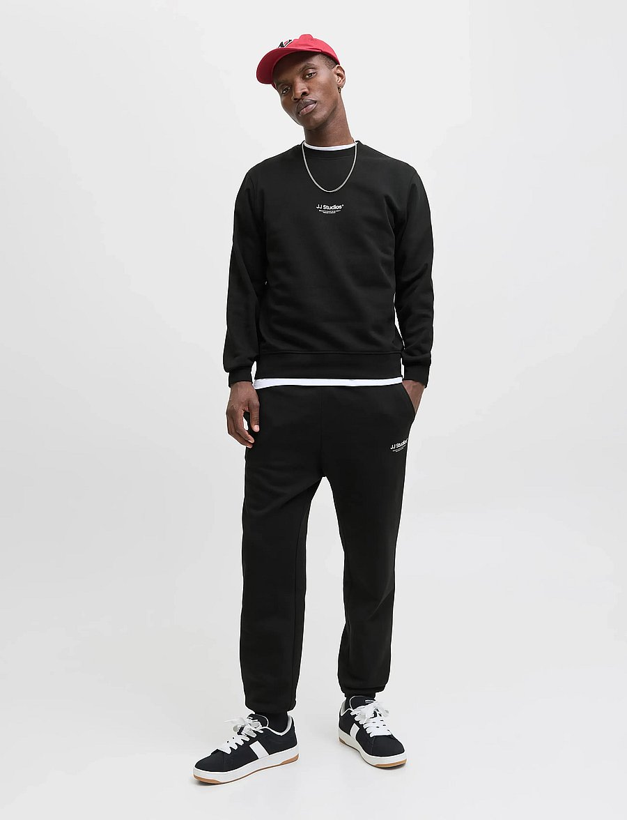 Jack & Jones - JJESOHO SWEAT CREW NECK NOOS - kollektionen - black - 4