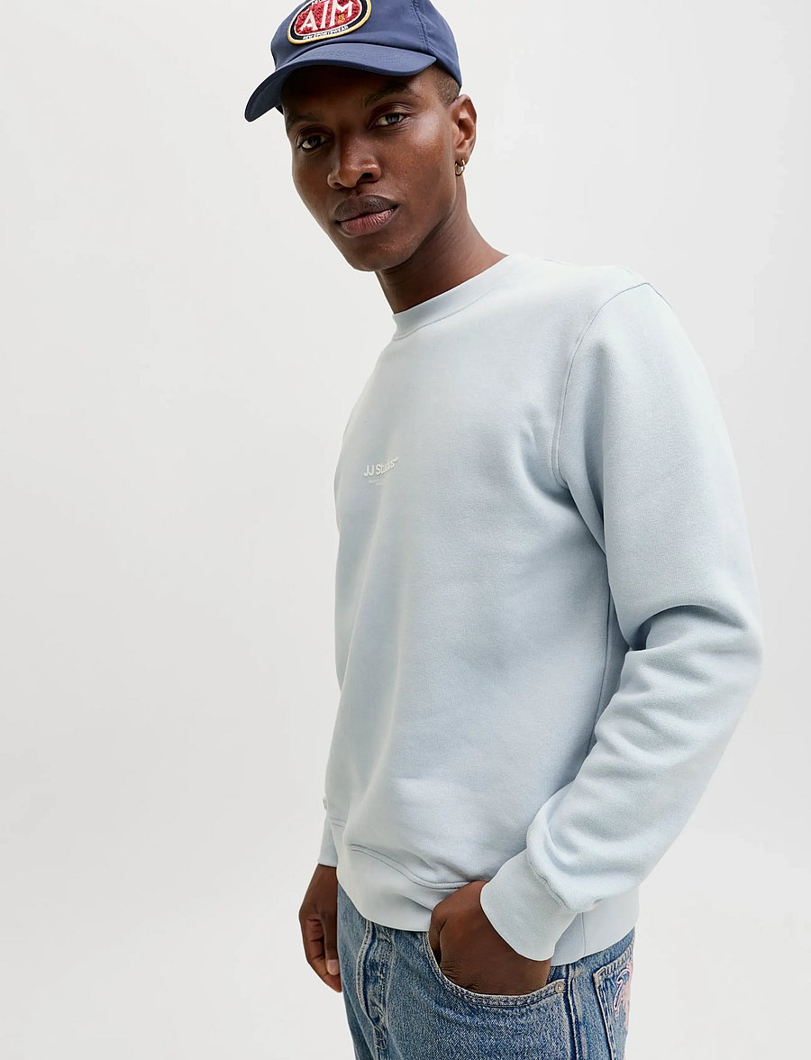 Jack & Jones - JJESOHO SWEAT CREW NECK NOOS - kollektionen - celestial blue - 5