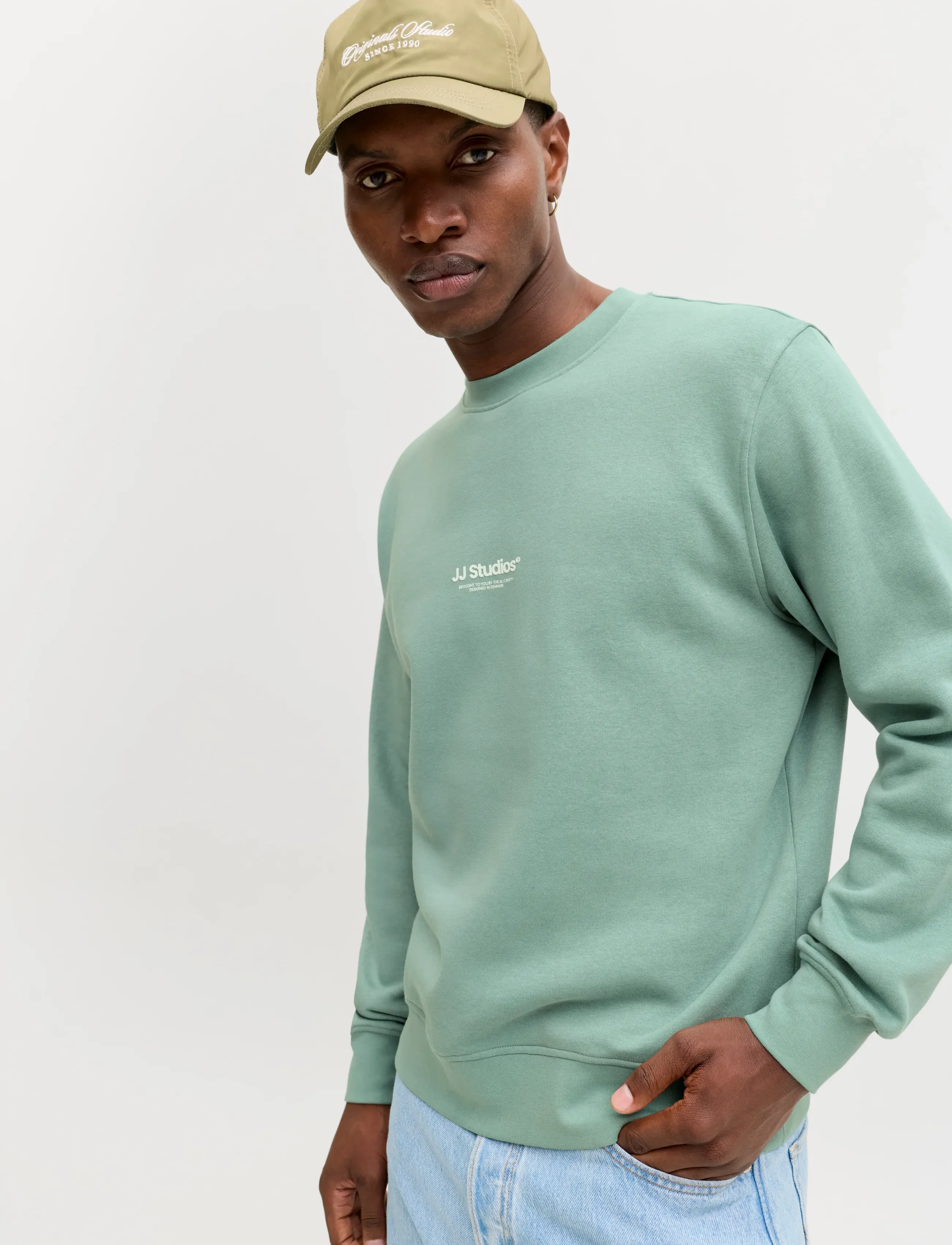 Jack & Jones - JJESOHO SWEAT CREW NECK NOOS - kollektionen - mineral blue - 5