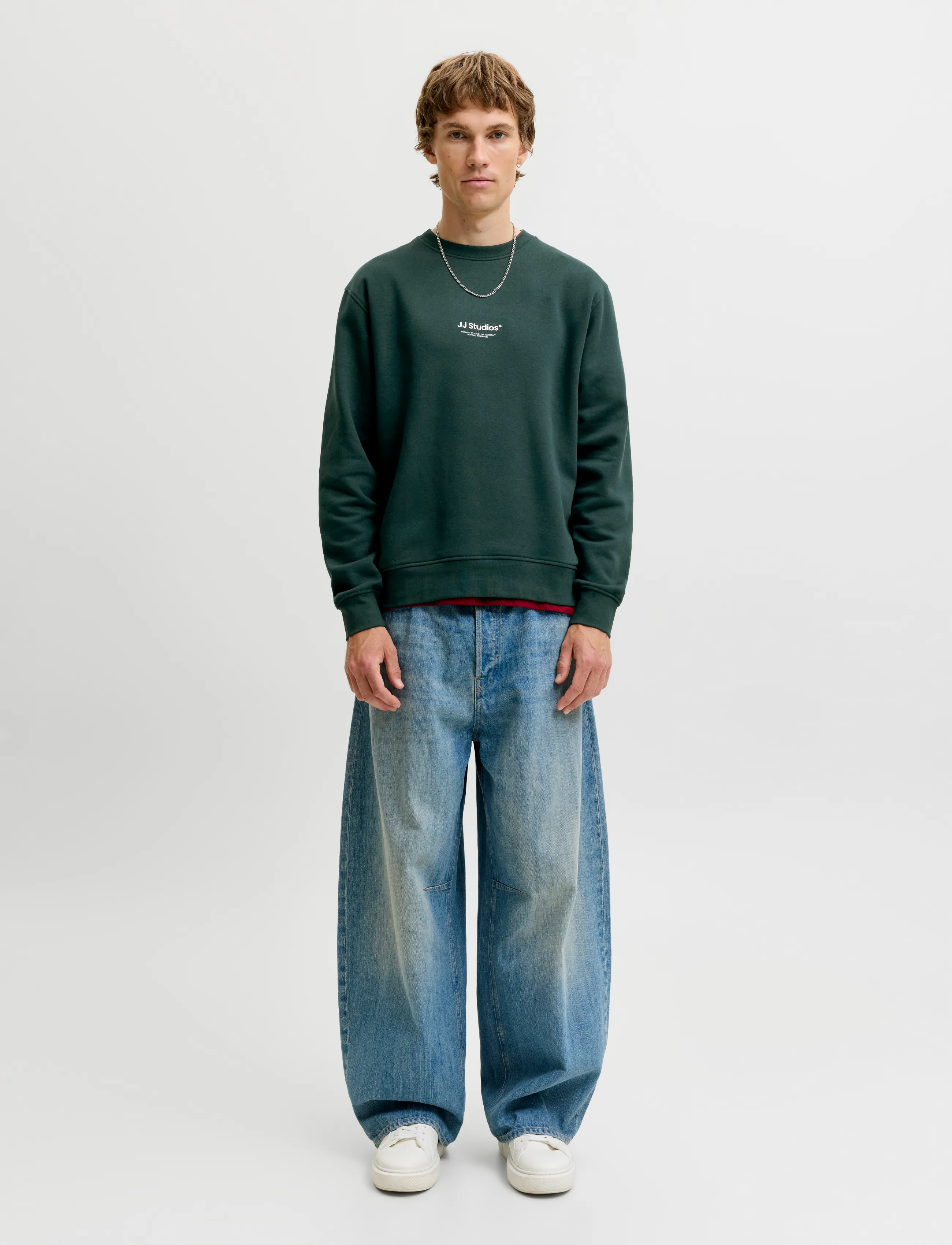 Jack & Jones - JJESOHO SWEAT CREW NECK NOOS - kollektsioonid - scarab - 3