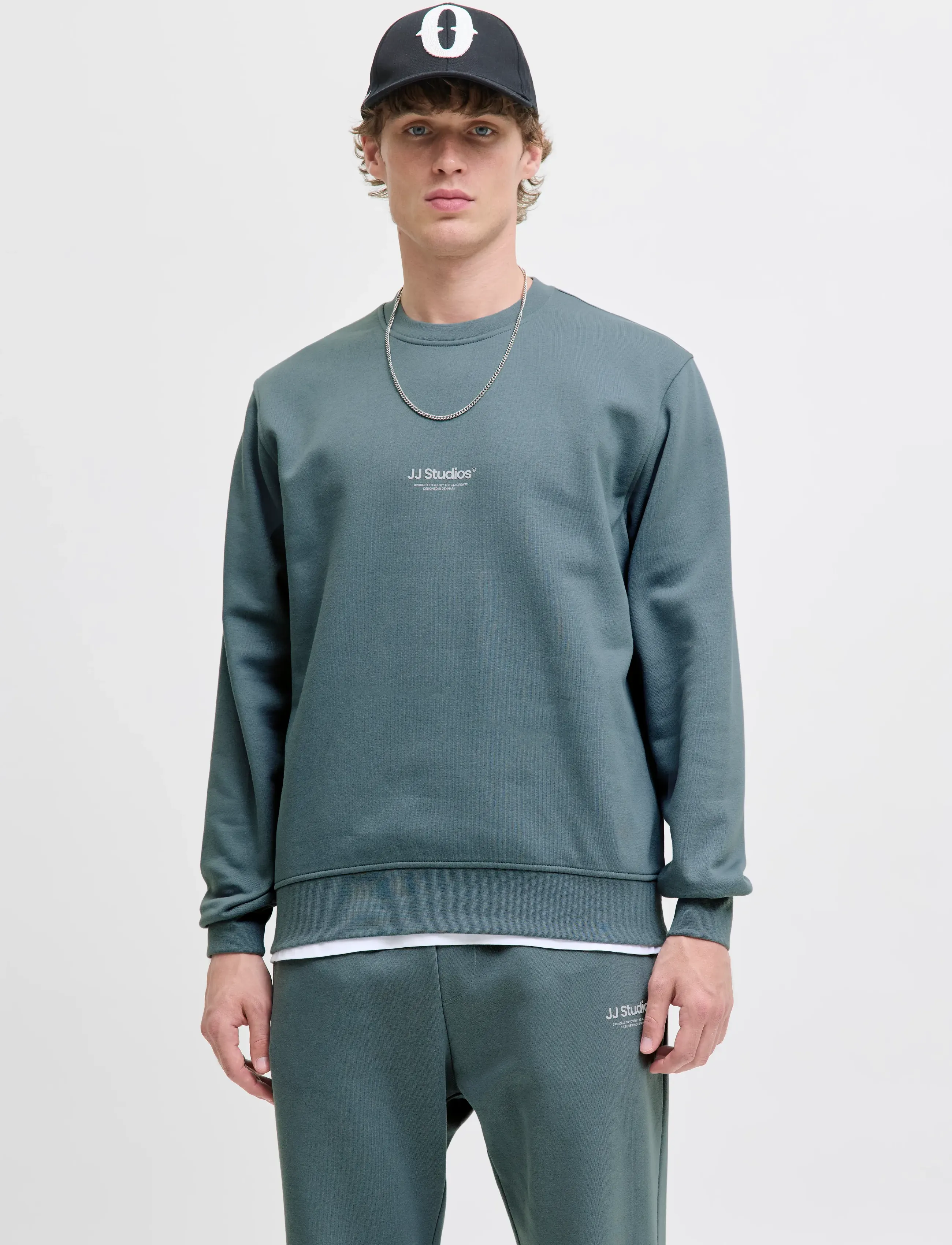 Jack & Jones - JJESOHO SWEAT CREW NECK NOOS - kollektionen - stormy weather - 0