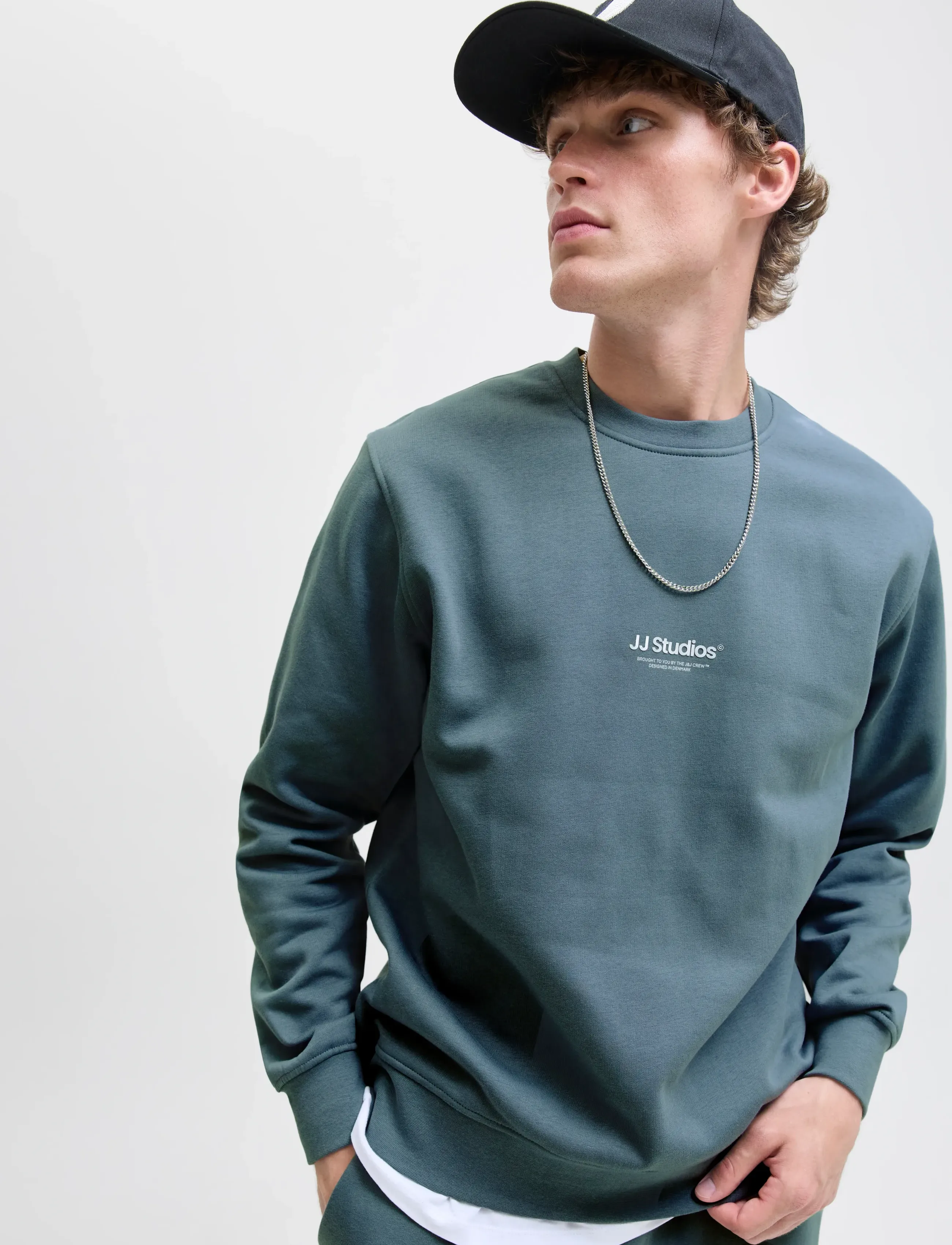 JACK & JONES Jjesoho Sweat Crew Neck Noos sweatshirts herr – bild 7
