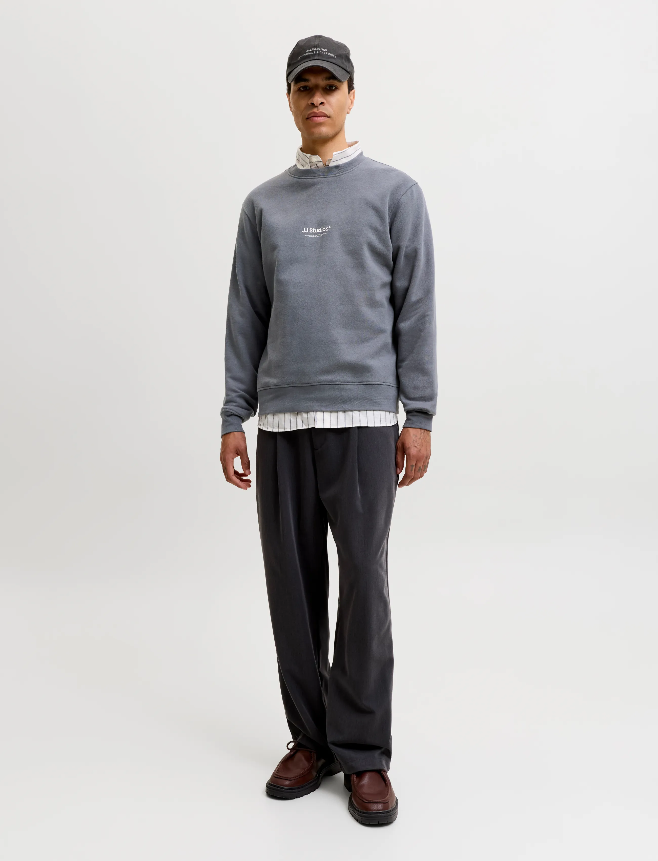 Jack & Jones - JJESOHO SWEAT CREW NECK NOOS - kollektsioonid - turbulence - 3