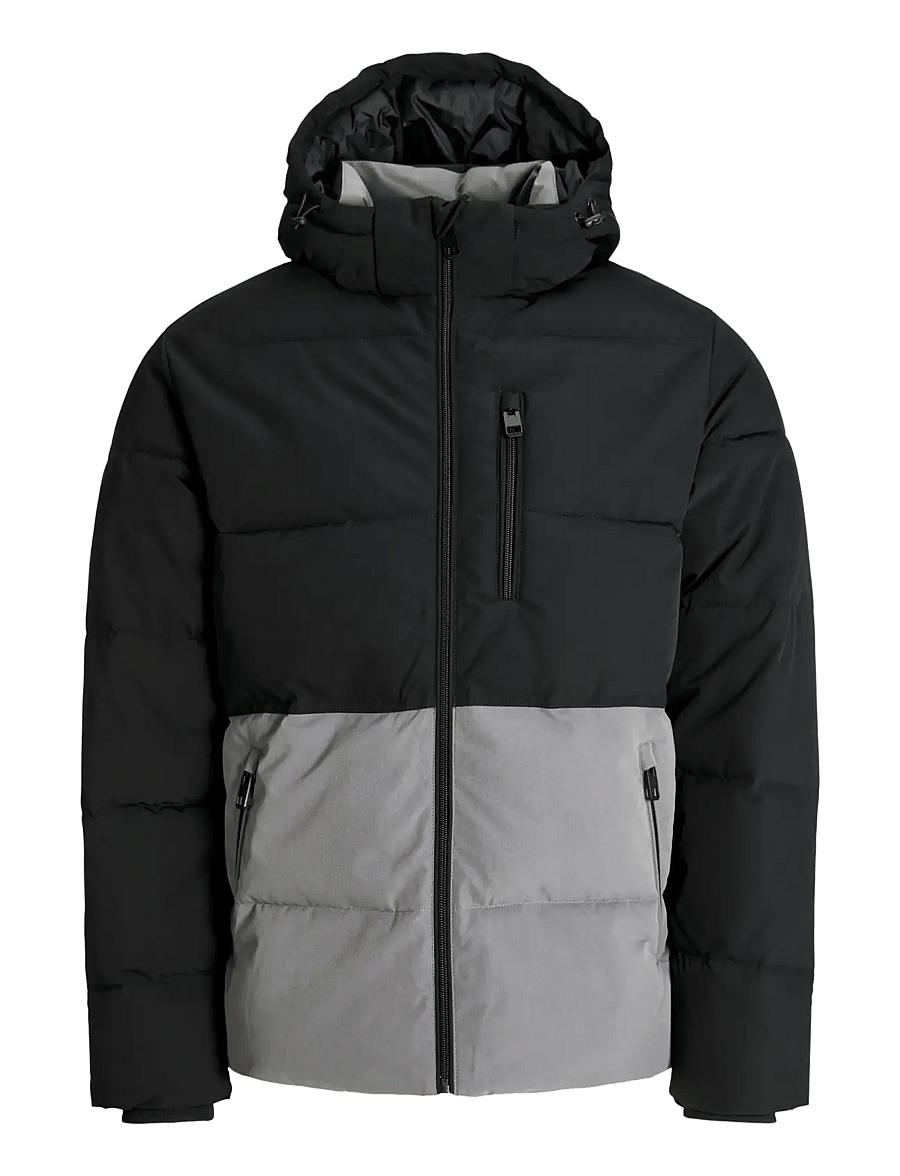 Jack & Jones - JJEOWEN PUFFER SN - voodriga joped - castlerock - 1