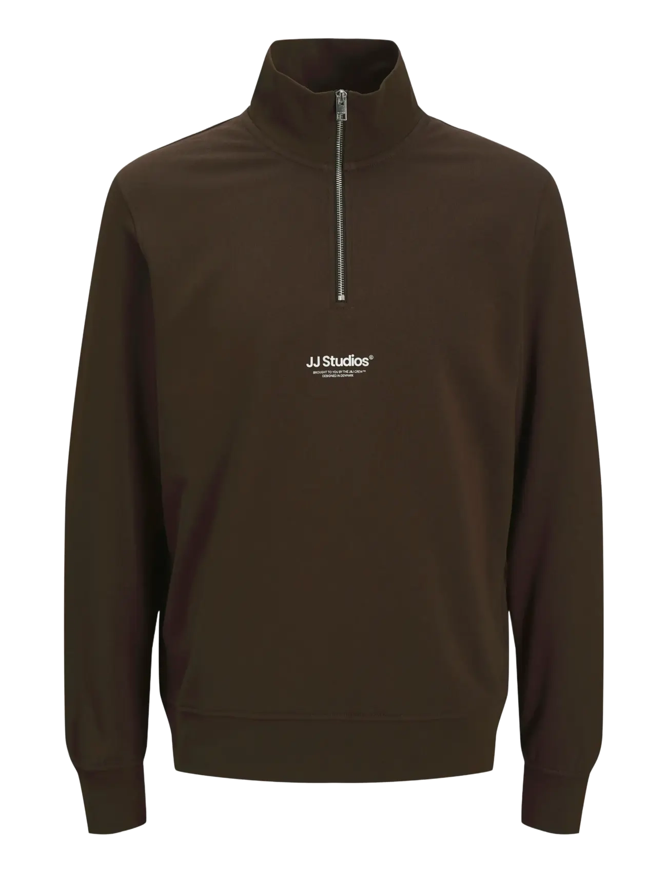 Jack & Jones JJESOHO SWEAT QUARTER ZIP HN NOOS - Sweatshirts & hættetrøjer - DELICIOSO / brown
