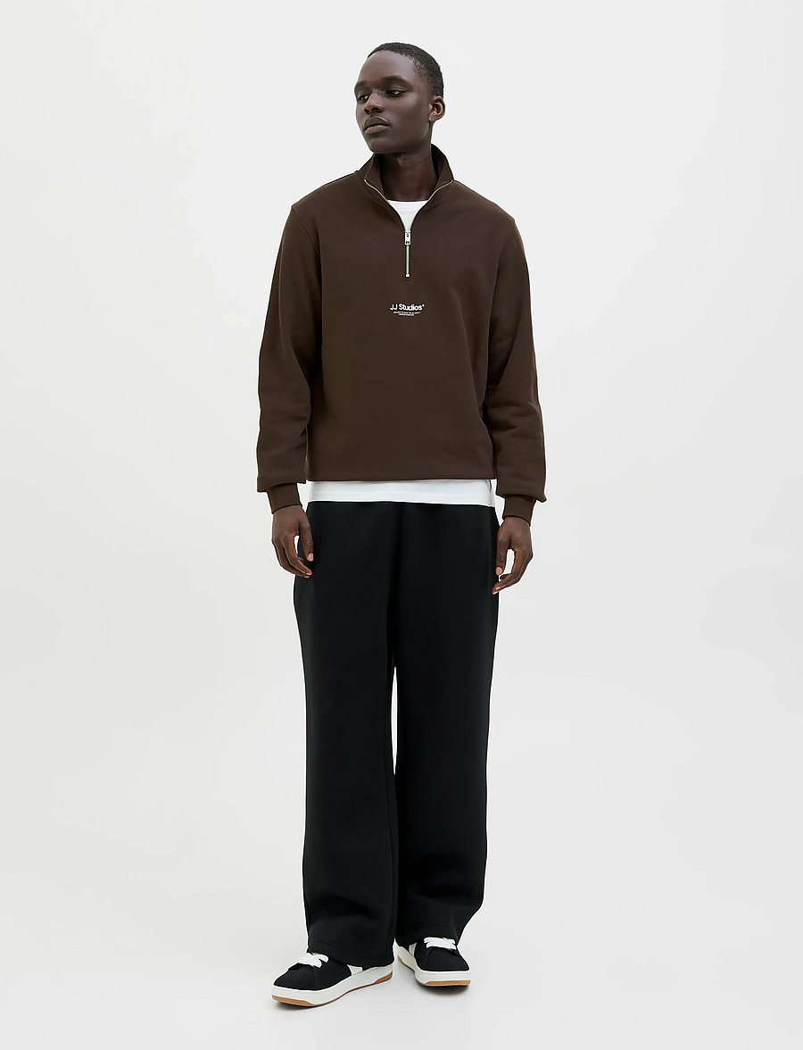 Jack & Jones - JJESOHO SWEAT QUARTER ZIP HN NOOS - kollektionen - delicioso - 5