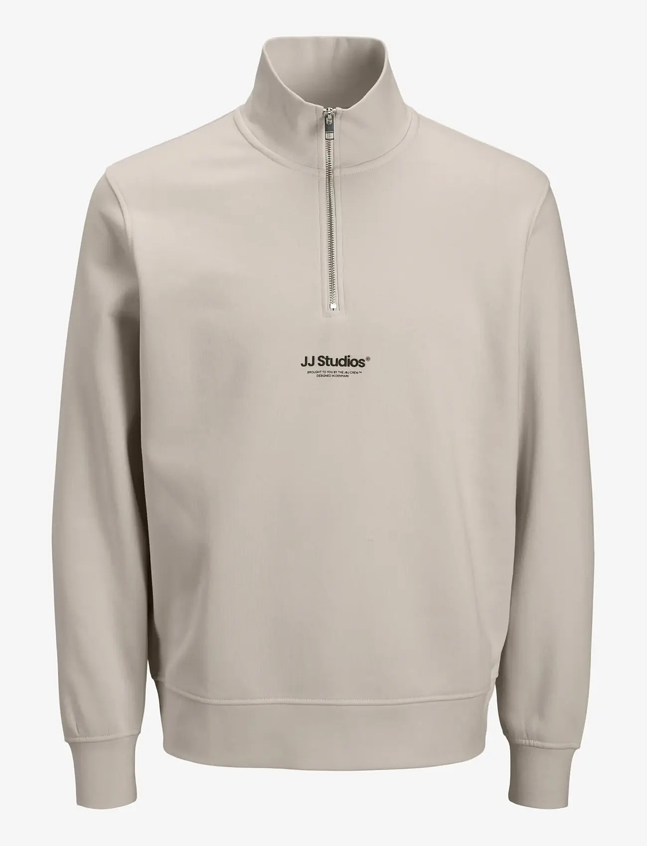 Jack & Jones - JJESOHO SWEAT QUARTER ZIP HN NOOS - collections - moonbeam - 1