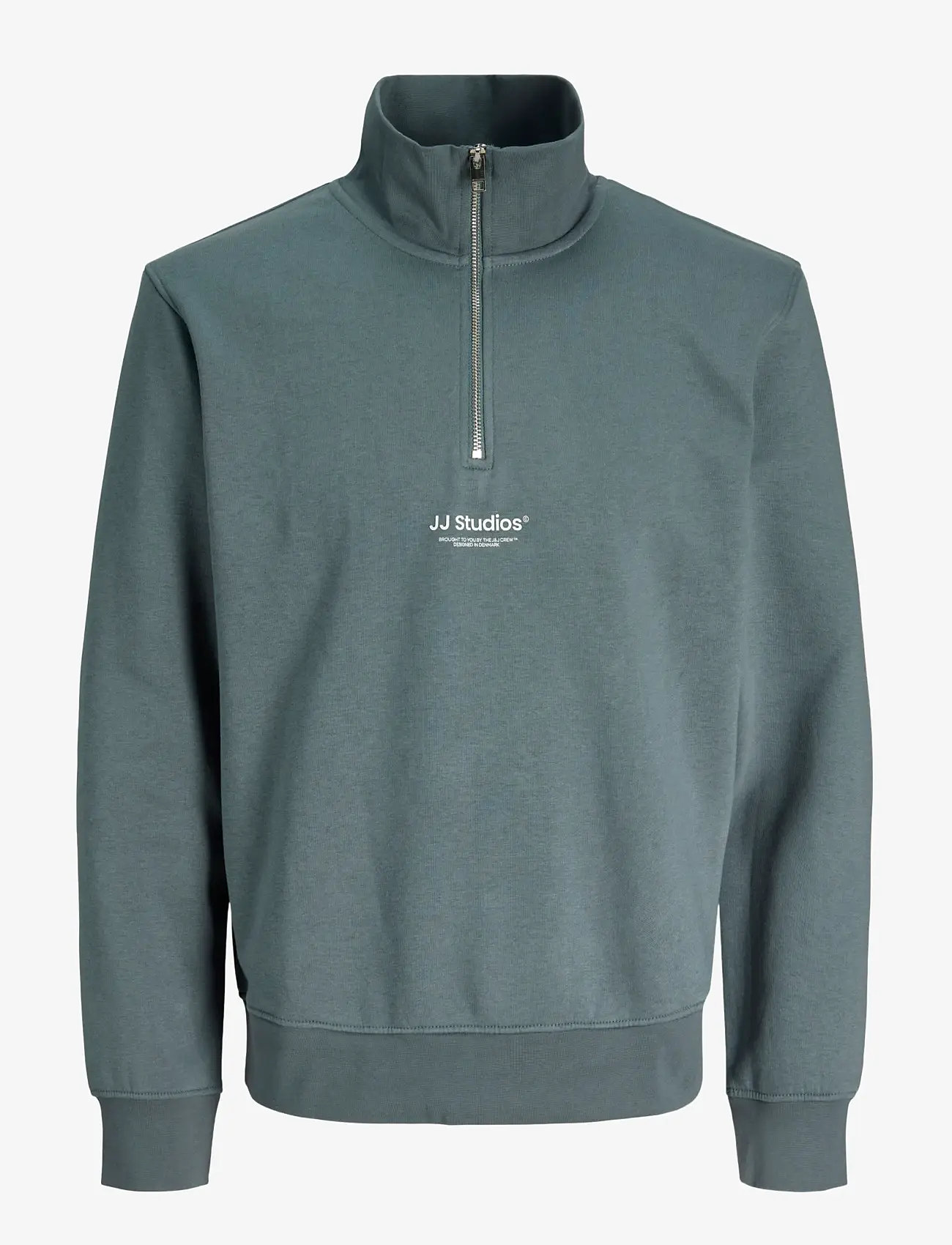 Jack & Jones - JJESOHO SWEAT QUARTER ZIP HN NOOS - kollektioner - stormy weather - 1