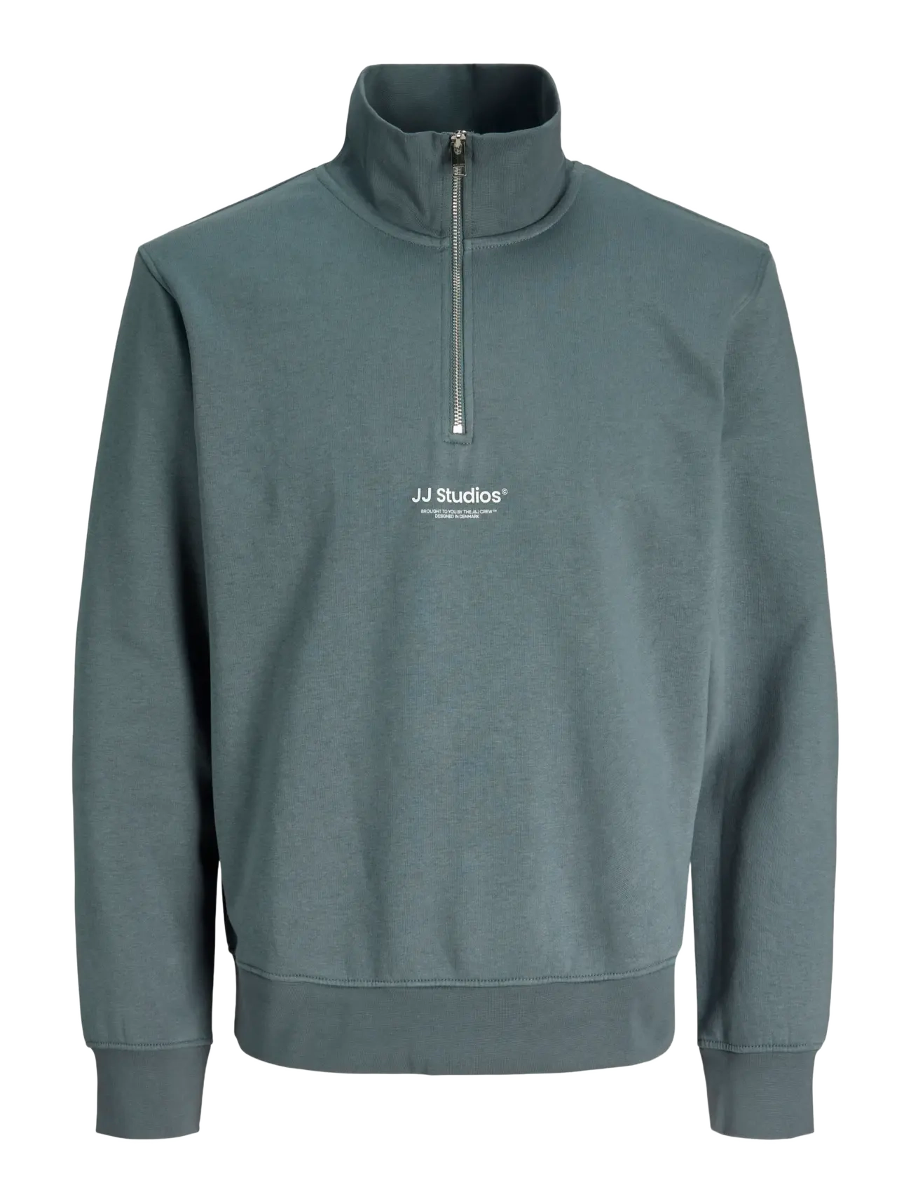 Jack & Jones JJESOHO SWEAT QUARTER ZIP HN NOOS - Sweatshirts & Kapuzenpullover - STORMY WEATHER / blue