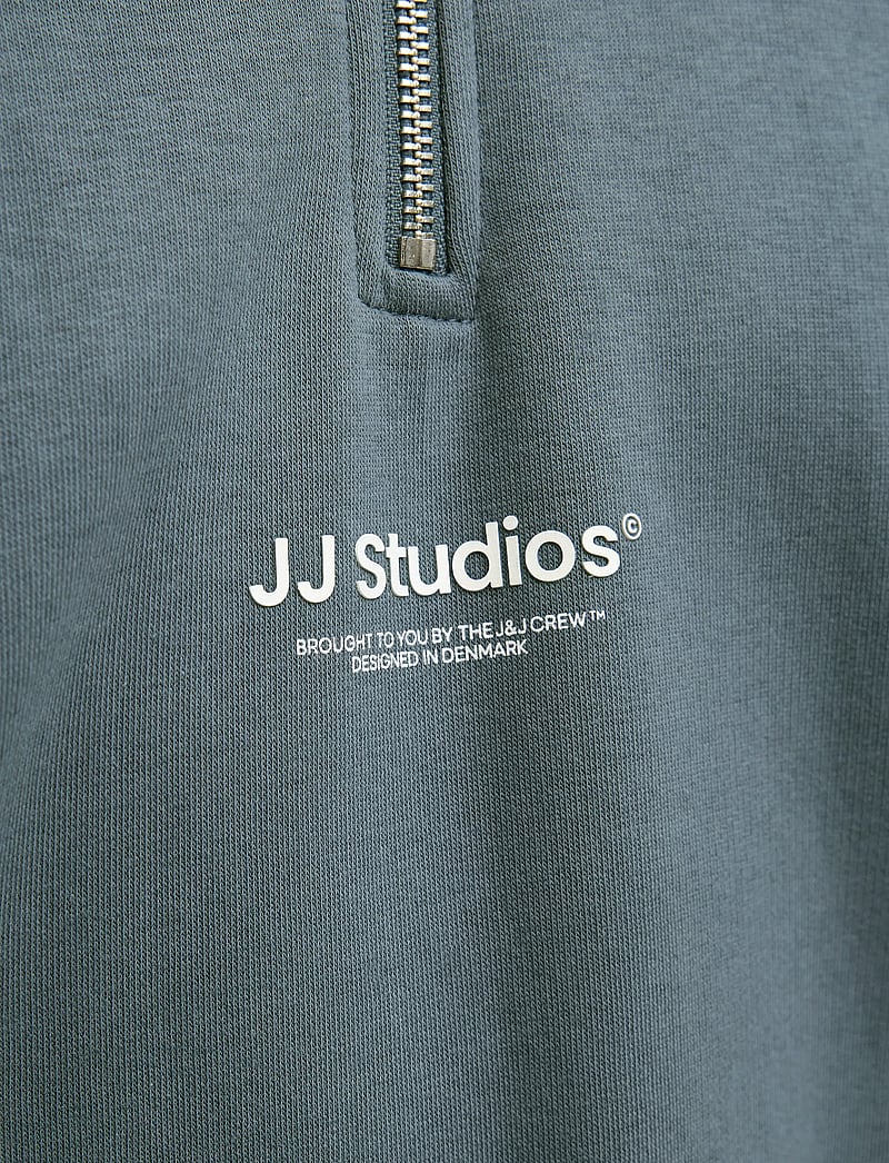 Jack & Jones - JJESOHO SWEAT QUARTER ZIP HN NOOS - kollektioner - stormy weather - 5