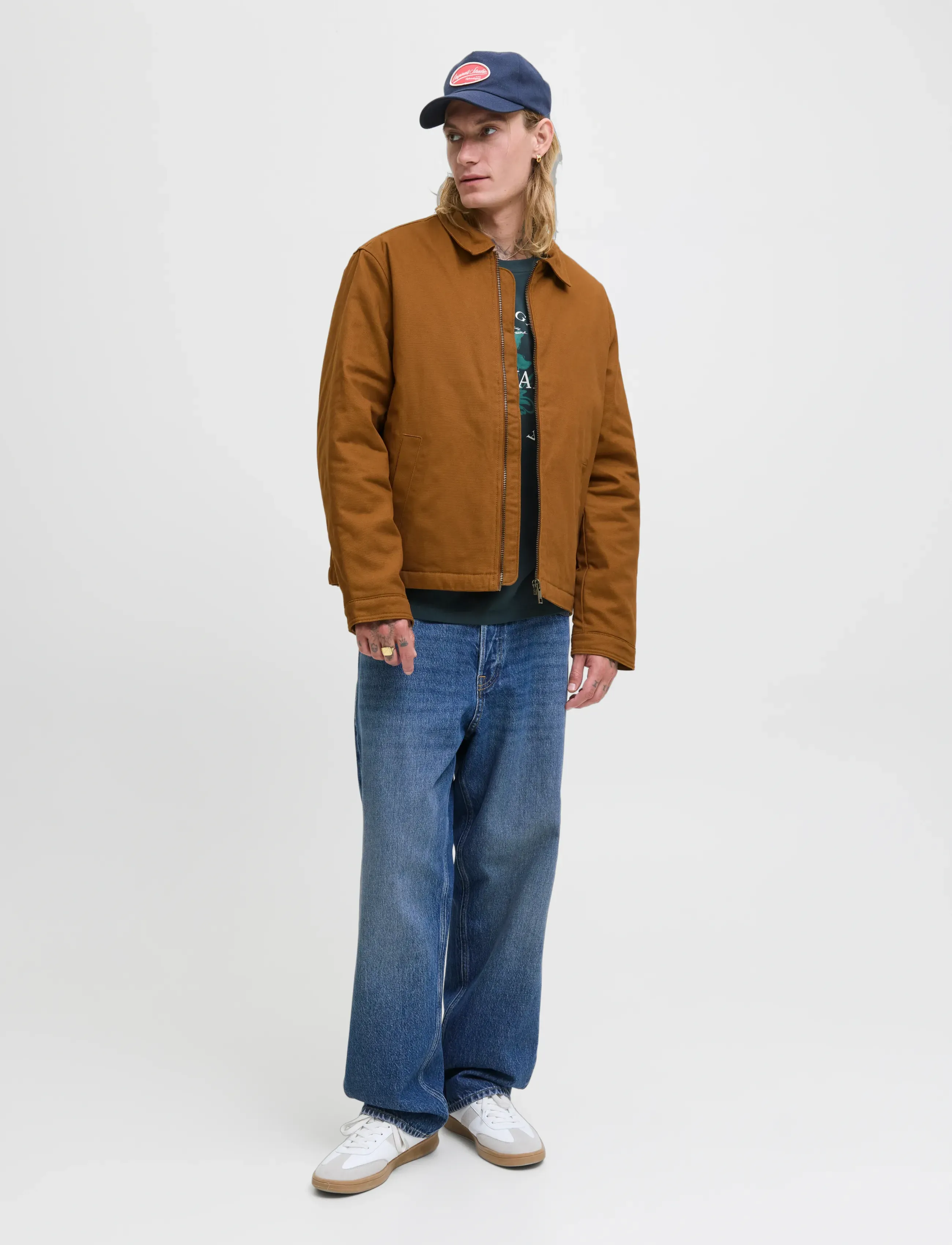 Jack & Jones Jjedover Worker Jacket Noos, XXL, Jackets, Braun - Light Männerswear