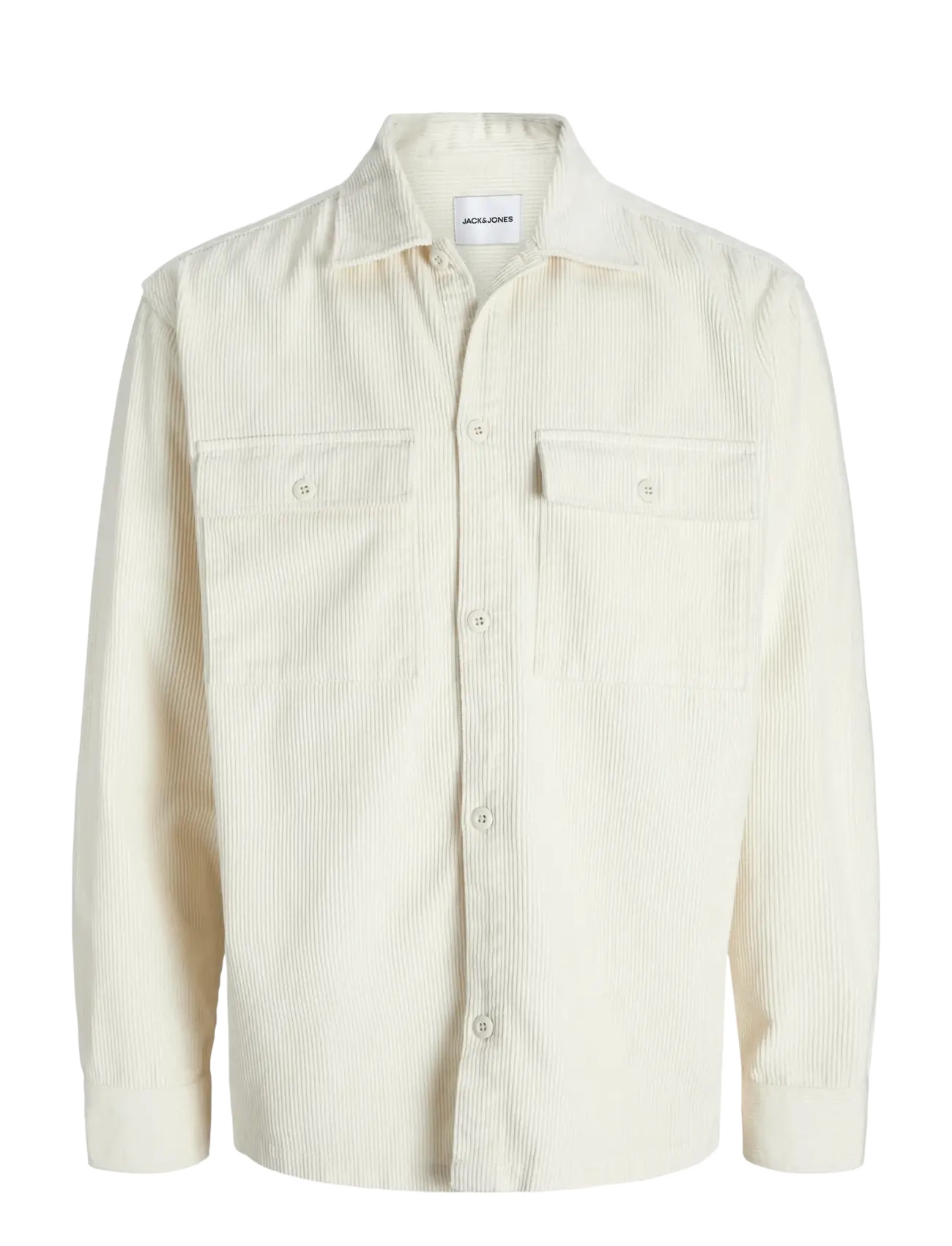 Jack & Jones JJEPERFECT CORDUROY OVERSHIRT LS SN - Pealissärgid - ANTIQUE WHITE / cream