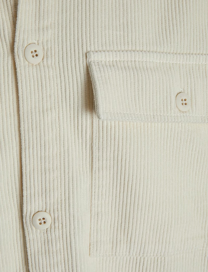 Jack & Jones - JJEPERFECT CORDUROY OVERSHIRT LS SN - kolekcijos - antique white - 3