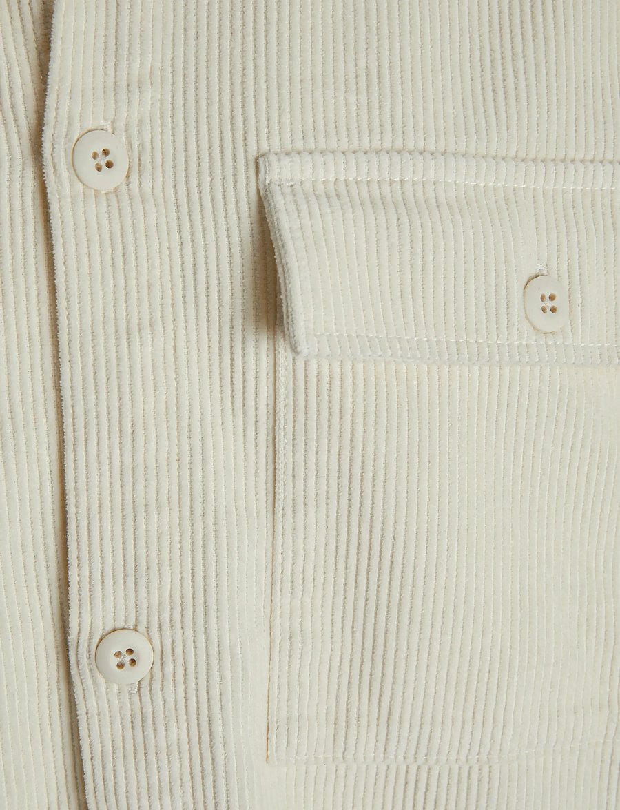 Jack & Jones - JJEPERFECT CORDUROY OVERSHIRT LS SN - collecties - antique white - 3