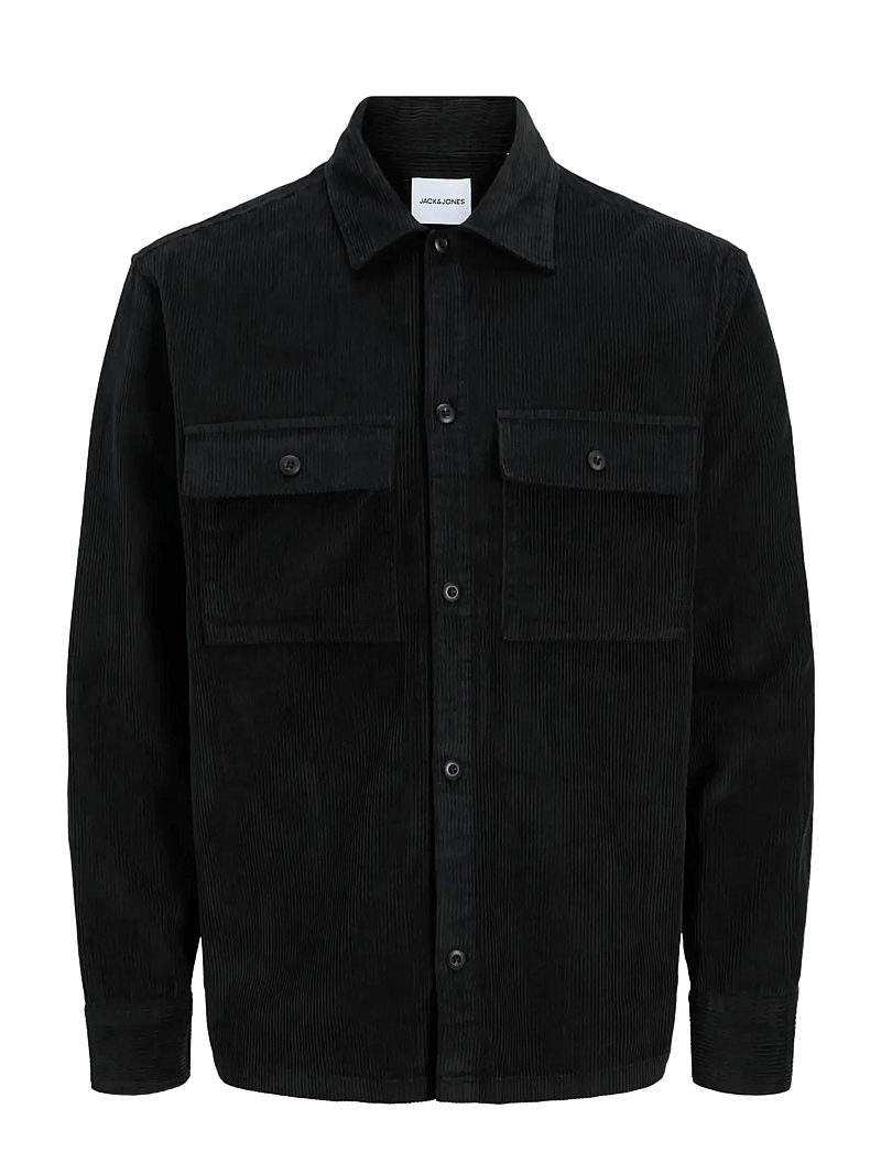 Jack & Jones - JJEPERFECT CORDUROY OVERSHIRT LS SN - collections - black - 1