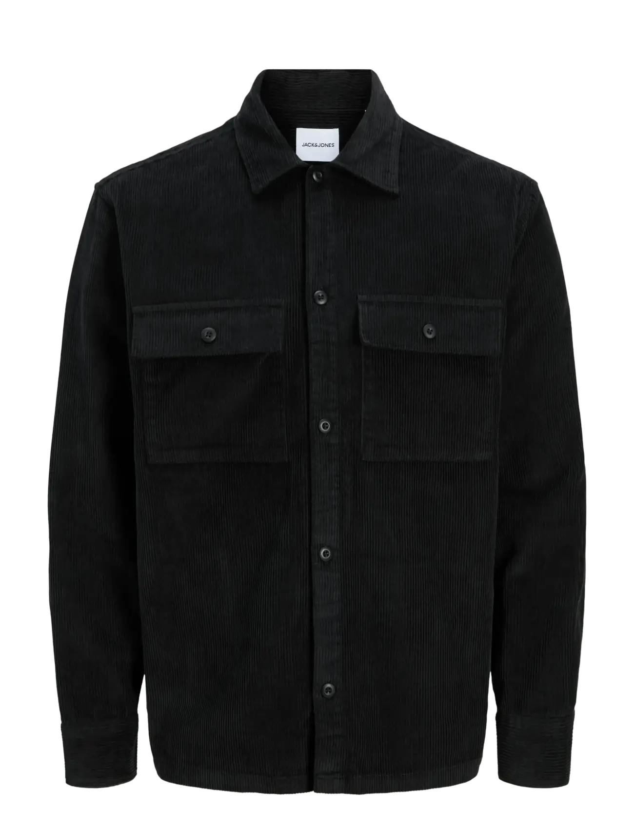 Jack & Jones JJEPERFECT CORDUROY OVERSHIRT LS SN - Overshirts - BLACK / black