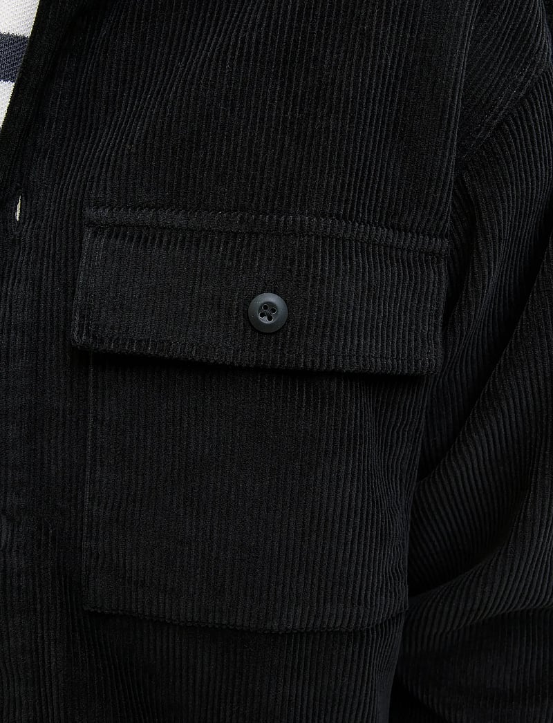 Jack & Jones - JJEPERFECT CORDUROY OVERSHIRT LS SN - collections - black - 5