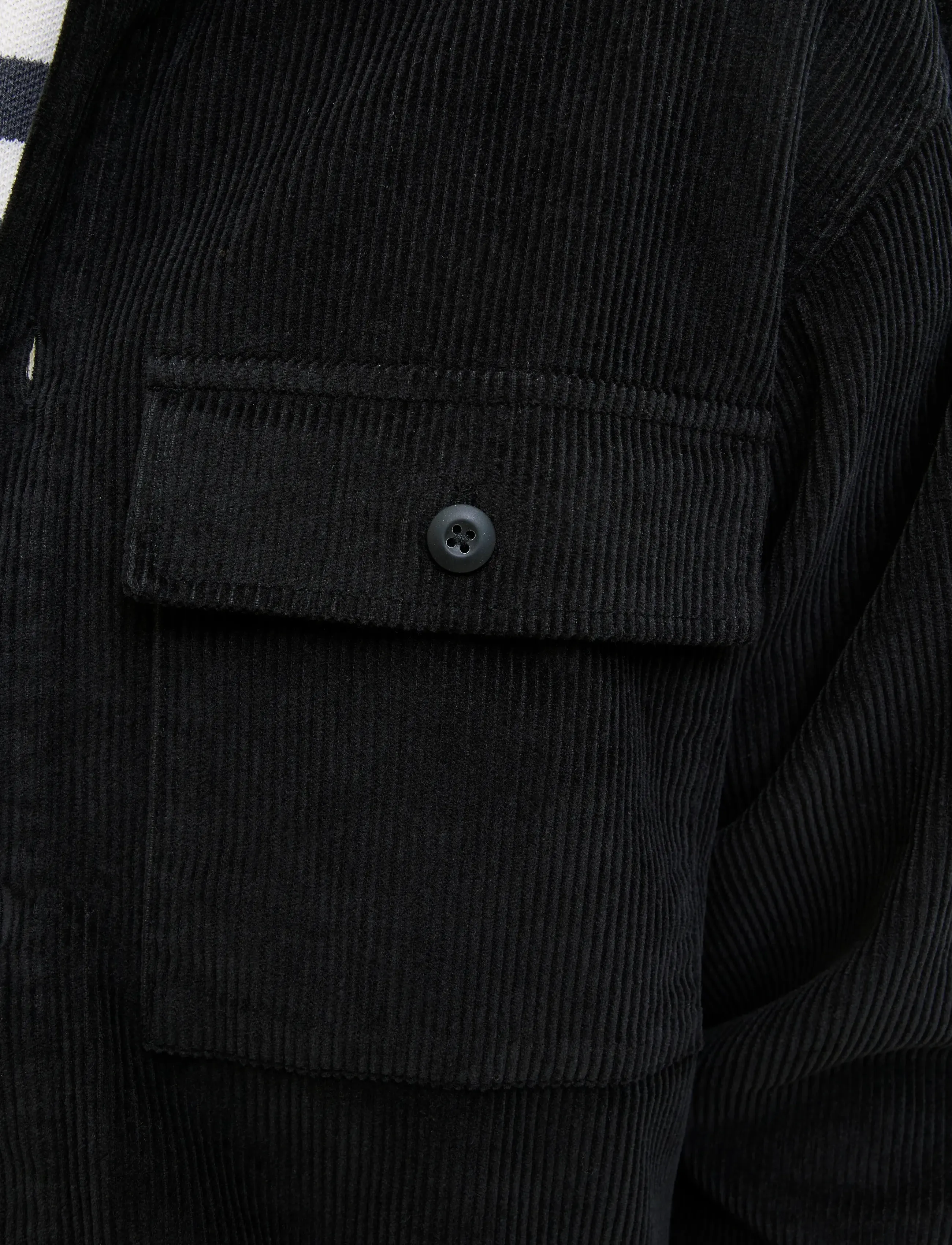 Jack & Jones - JJEPERFECT CORDUROY OVERSHIRT LS SN - collections - black - 5