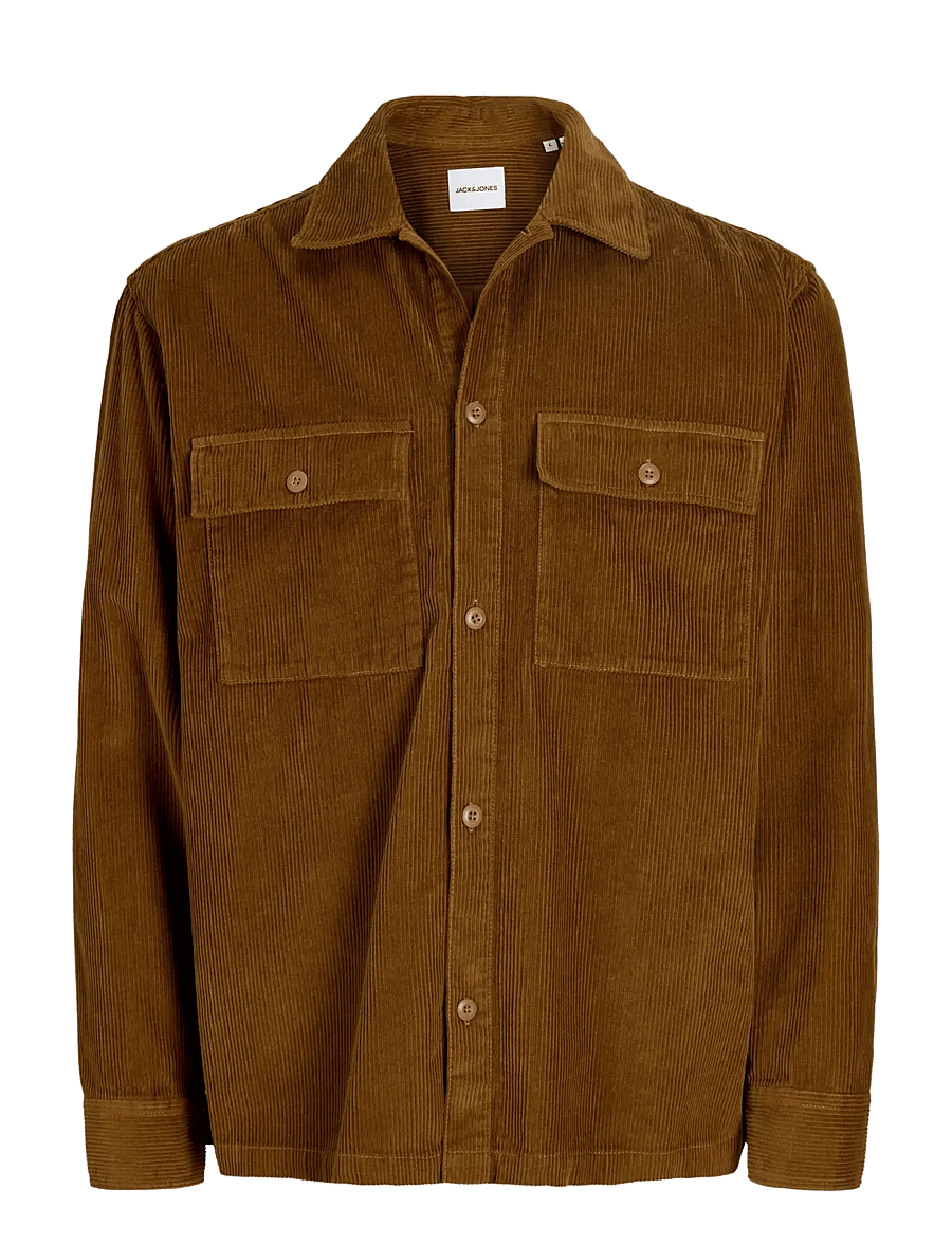 Jack & Jones - JJEPERFECT CORDUROY OVERSHIRT LS SN - kollektioner - monks robe - 0