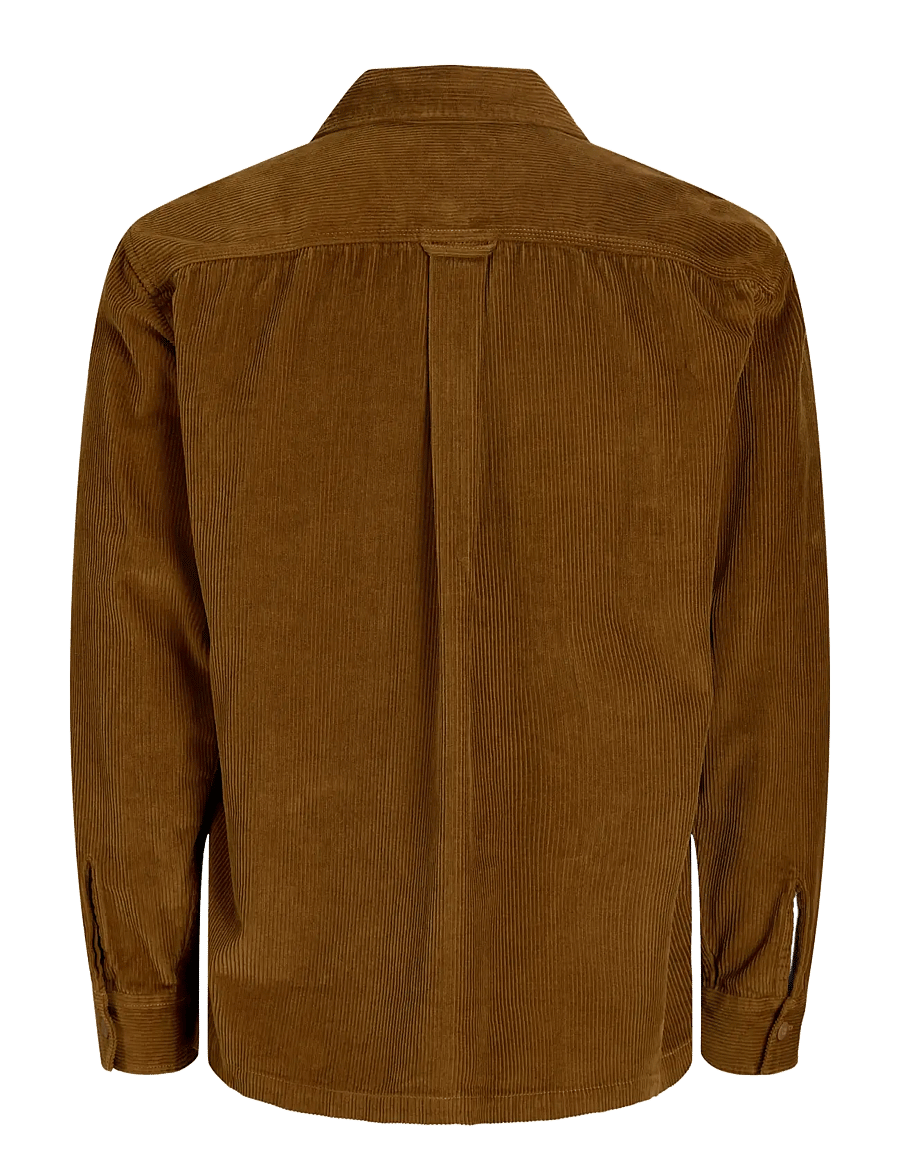 Jack & Jones - JJEPERFECT CORDUROY OVERSHIRT LS SN - kollektioner - monks robe - 1