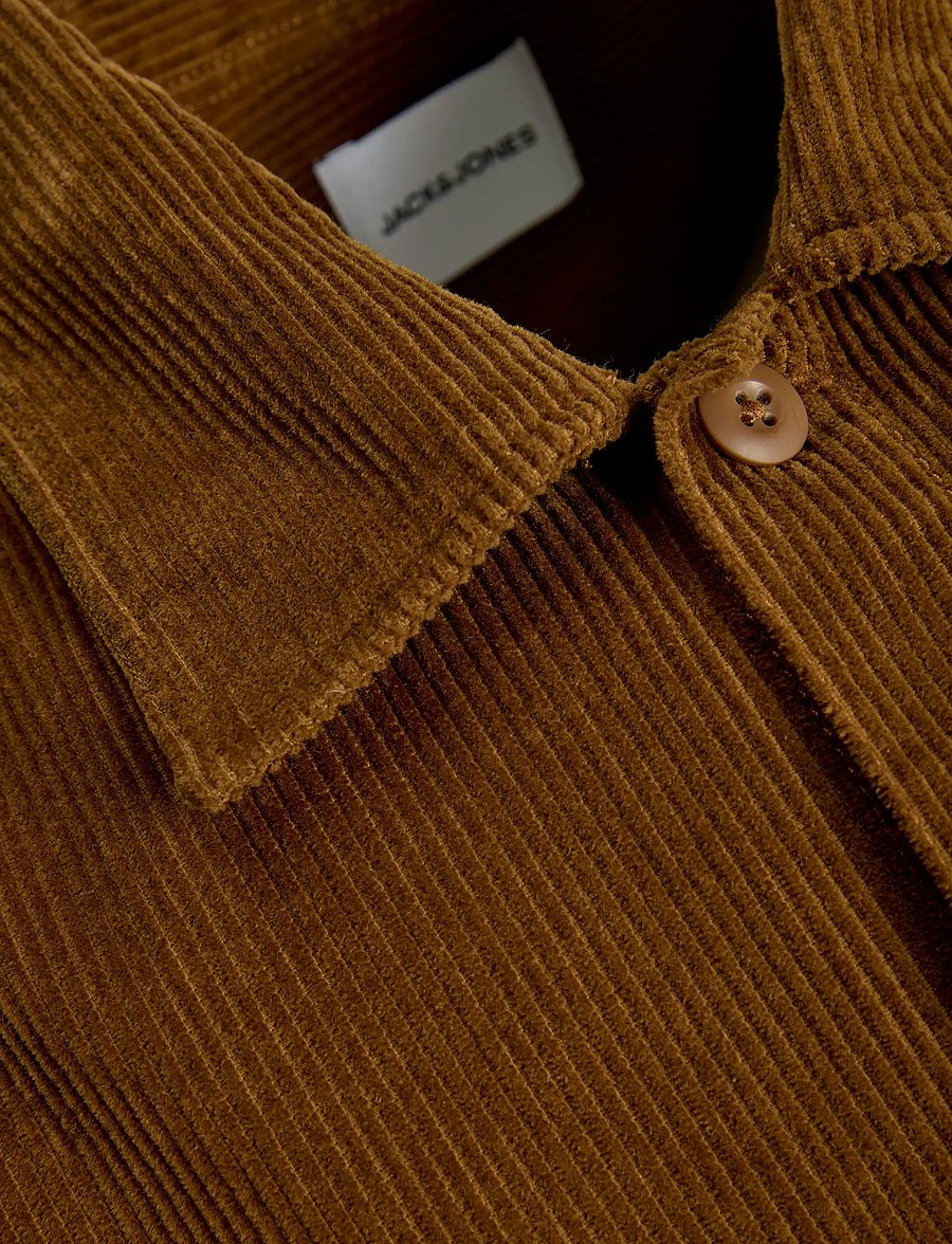 Jack & Jones - JJEPERFECT CORDUROY OVERSHIRT LS SN - kollektioner - monks robe - 2