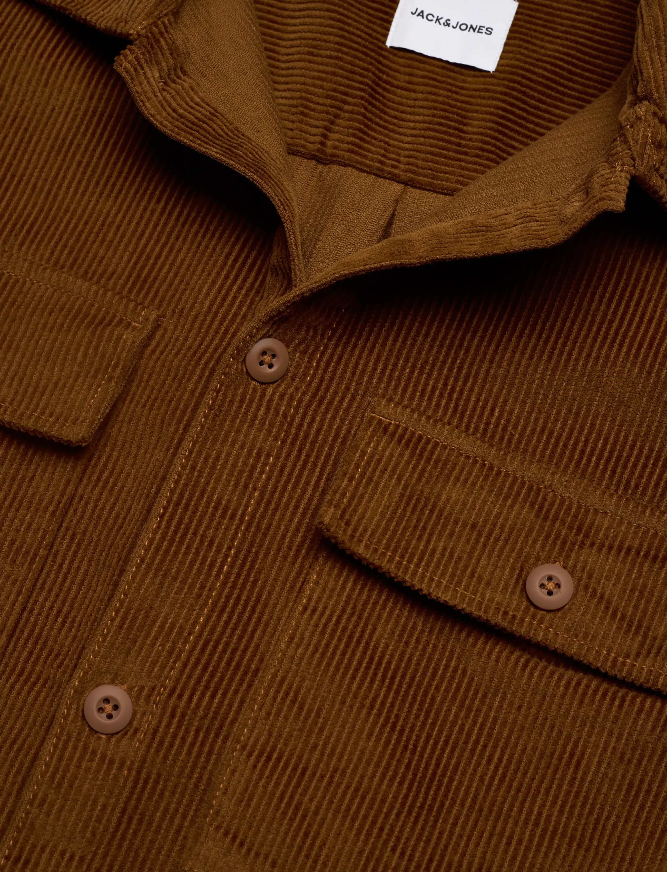 Jack & Jones - JJEPERFECT CORDUROY OVERSHIRT LS SN - collections - monks robe - 4