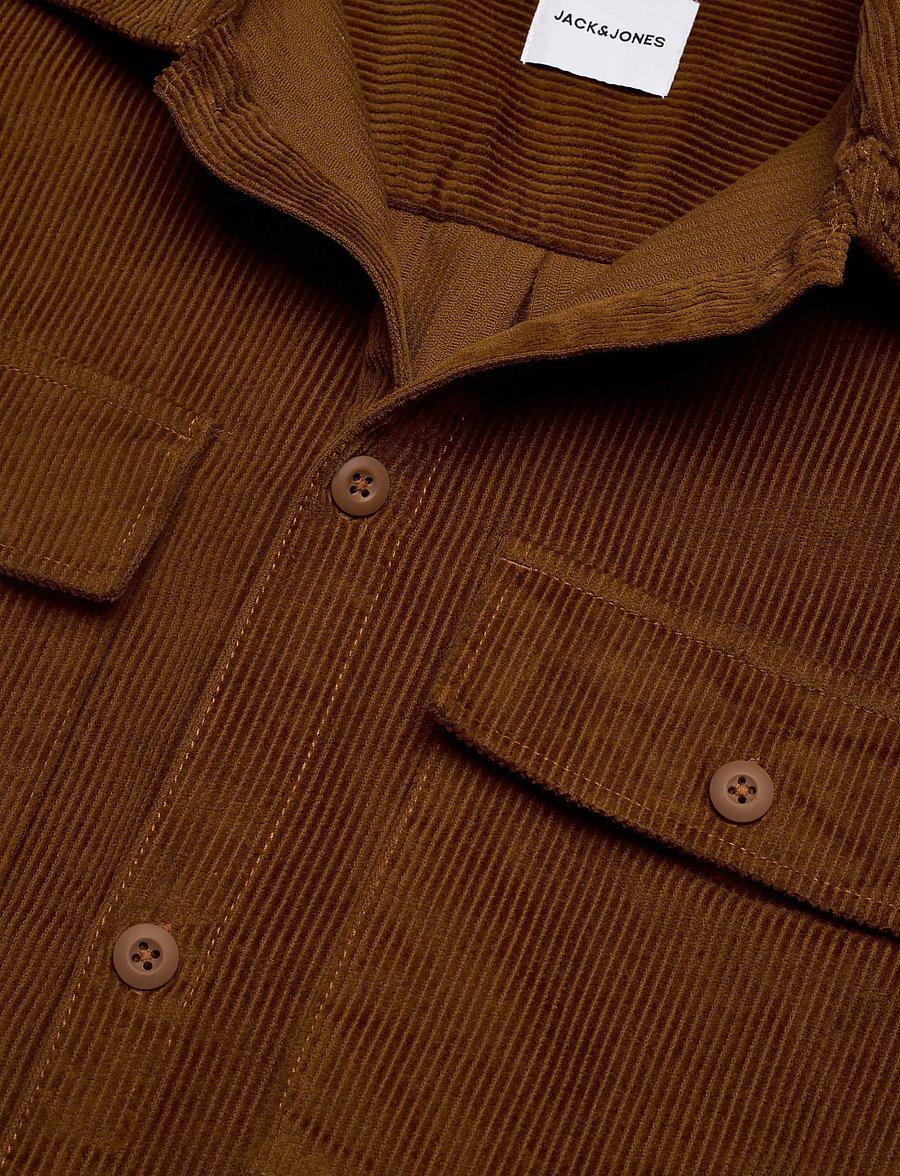 Jack & Jones - JJEPERFECT CORDUROY OVERSHIRT LS SN - kollektioner - monks robe - 4