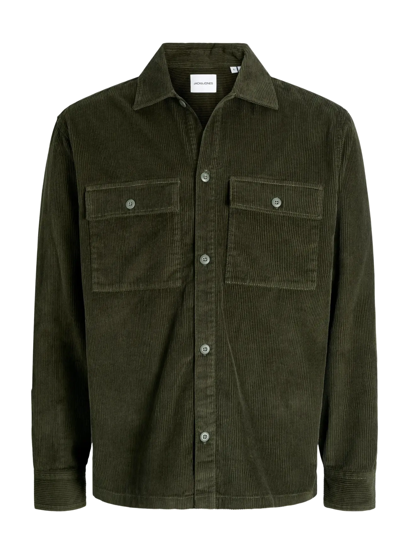 Jack & Jones - JJEPERFECT CORDUROY OVERSHIRT LS SN - kollektioner - rosin - 1