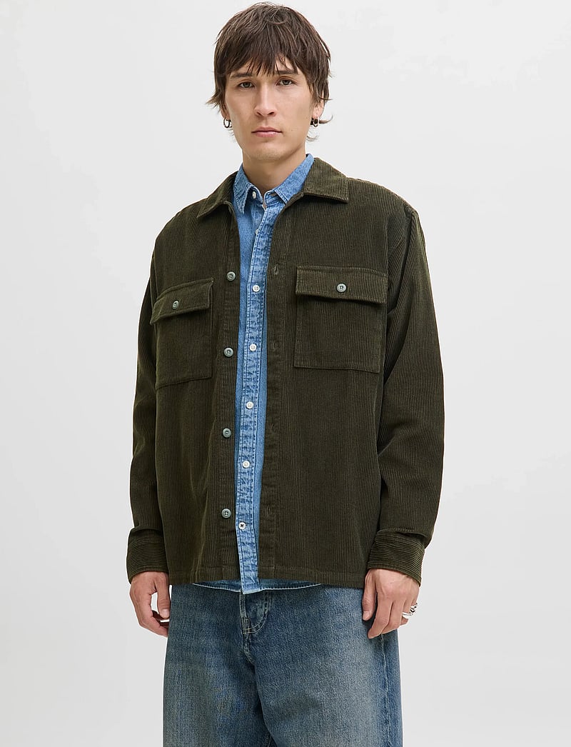 Jack & Jones - JJEPERFECT CORDUROY OVERSHIRT LS SN - kollektionen - rosin - 0