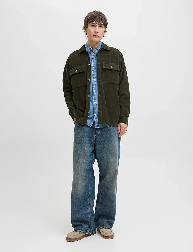 Jack & Jones - JJEPERFECT CORDUROY OVERSHIRT LS SN - kollektionen - rosin - 3