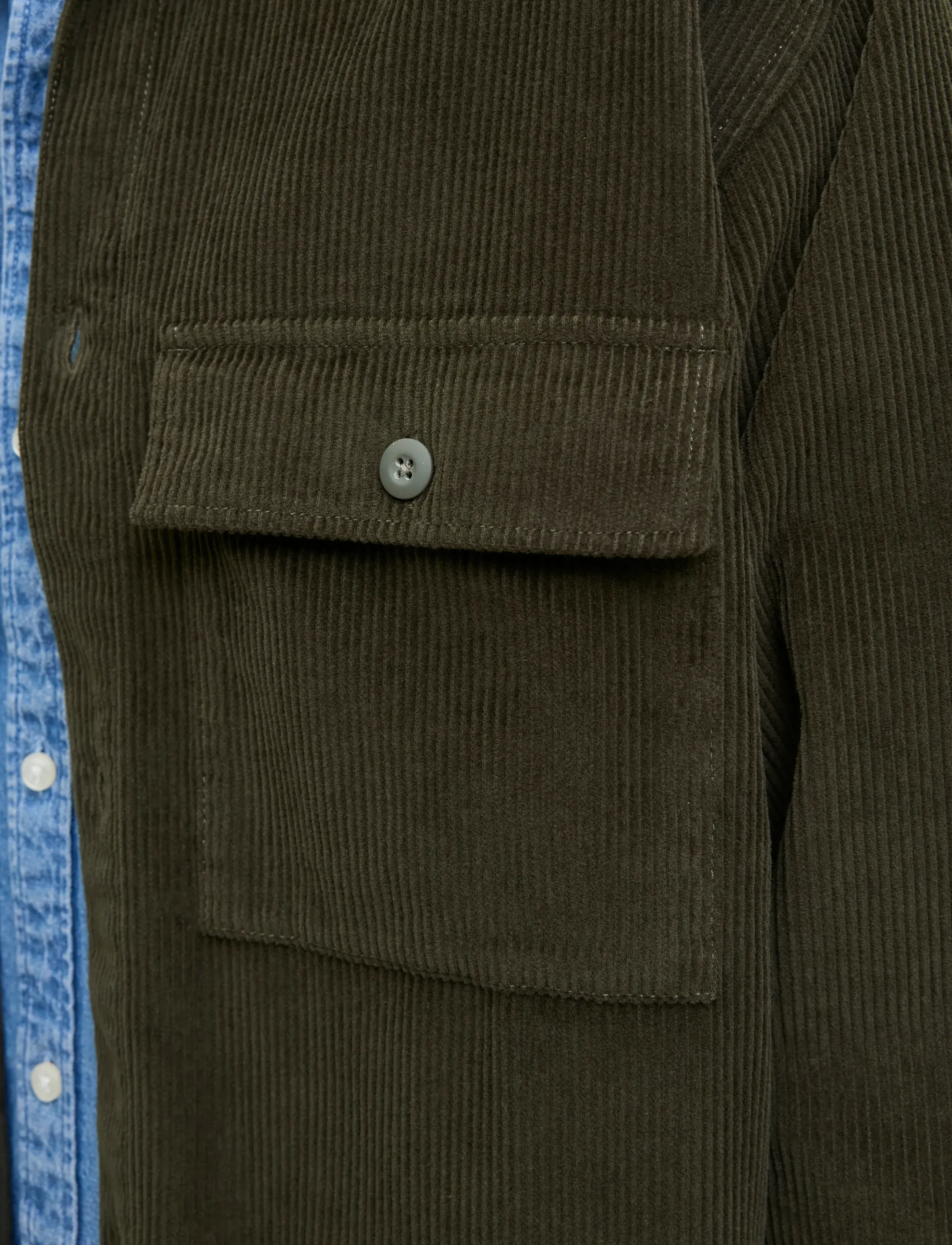 Jack & Jones - JJEPERFECT CORDUROY OVERSHIRT LS SN - collections - rosin - 4