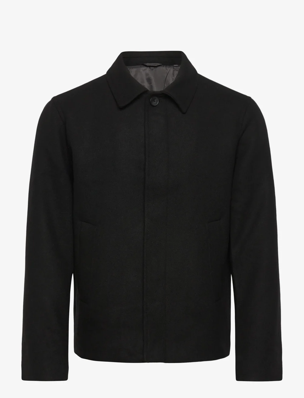 Jack & Jones - JJEHARRIS SHORT COAT SN - tunna rockar - black - 0