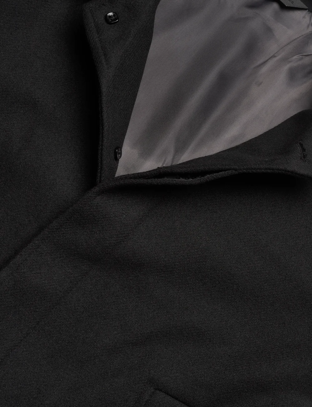 Jack & Jones - JJEHARRIS SHORT COAT SN - tunna rockar - black - 2