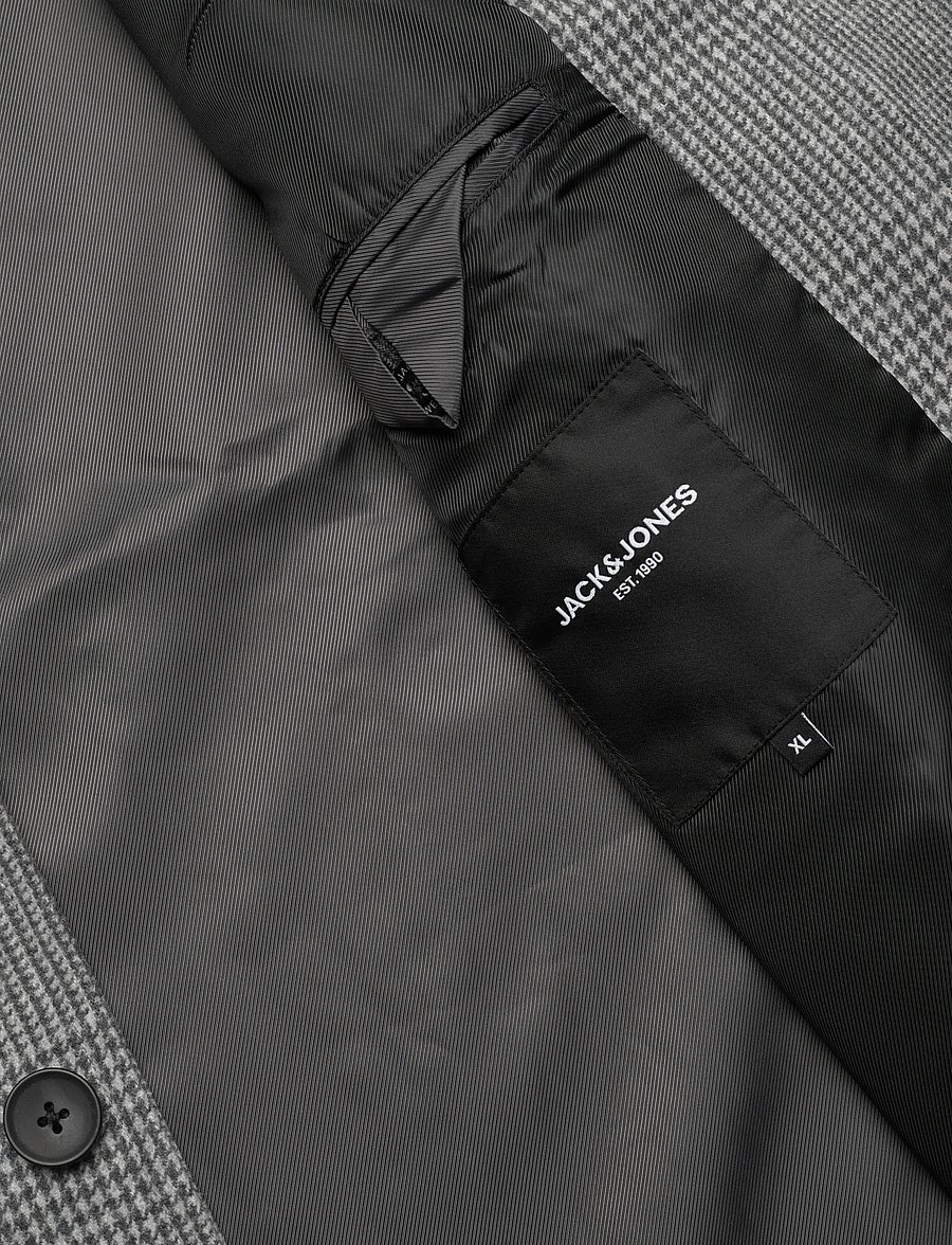 Jack & Jones - JJEHARRIS SHORT COAT SN - tunna rockar - light grey melange - 4