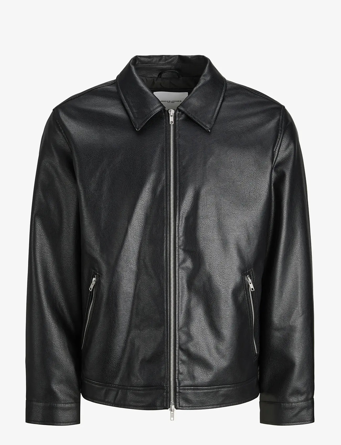 Jack & Jones - JJECASABLANCA PU JACKET NOOS - forårsjakker - black - 1