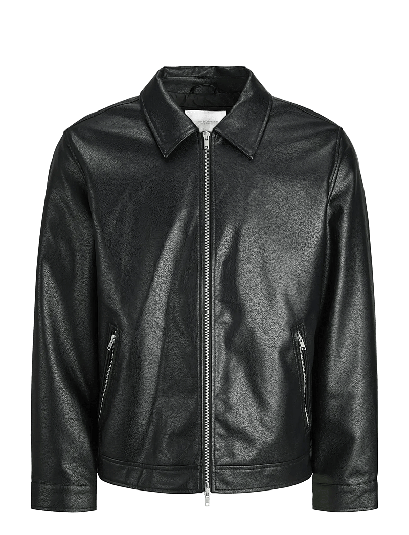 Jack & Jones - JJECASABLANCA PU JACKET NOOS - sügisjakid - black - 1