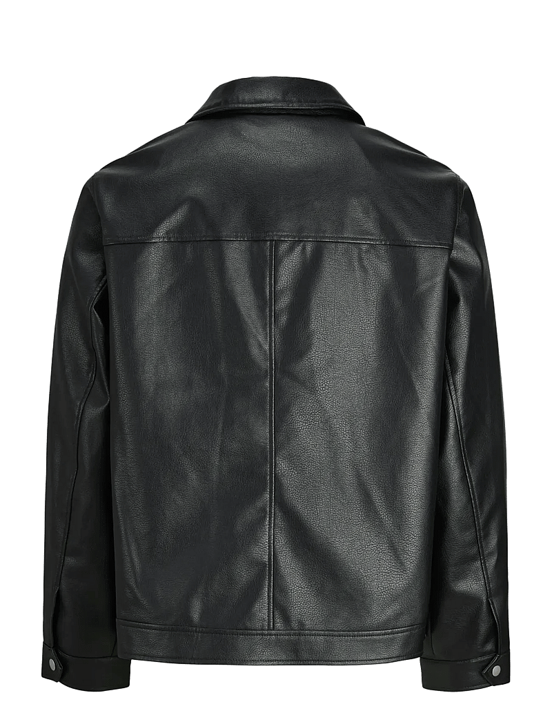 Jack & Jones - JJECASABLANCA PU JACKET NOOS - sügisjakid - black - 2