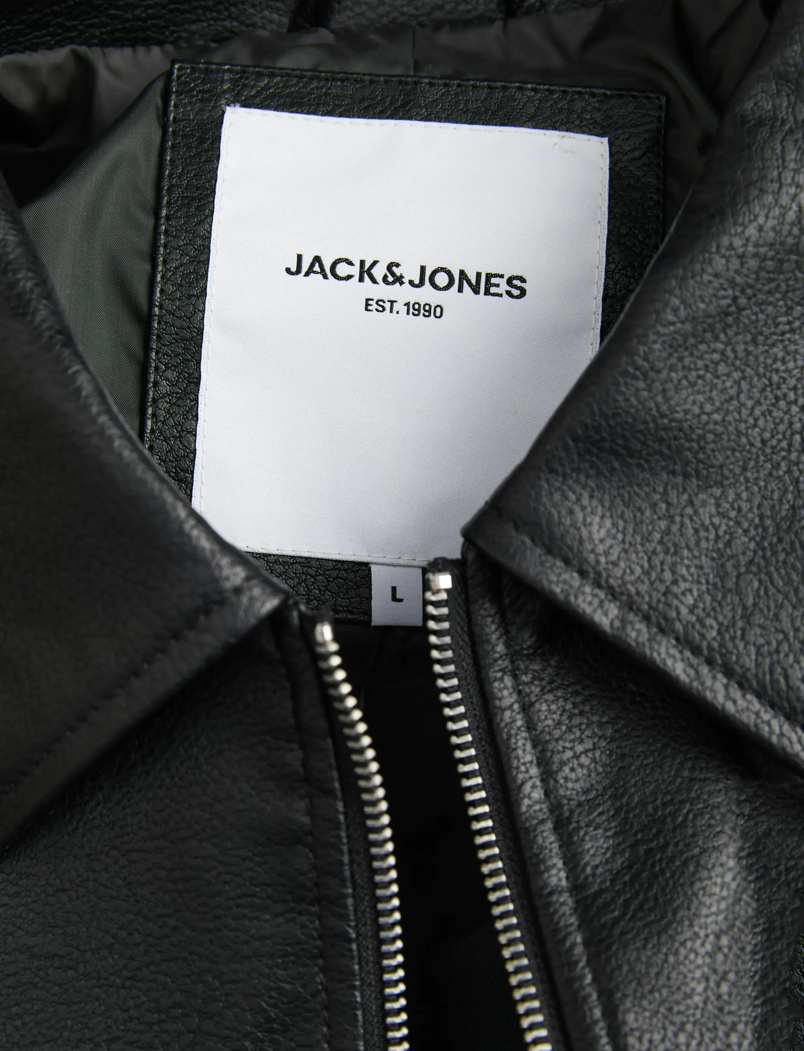 Jack & Jones - JJECASABLANCA PU JACKET NOOS - lentejassen - black - 4