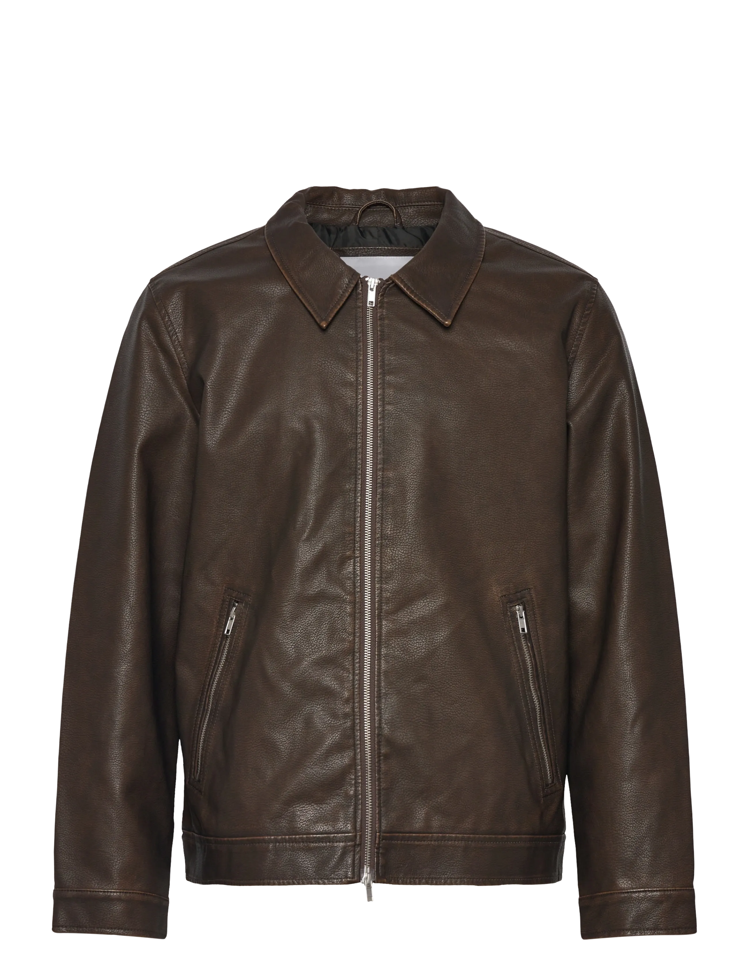 JACK & JONES Jjecasablanca Pu Jacke Noos Braun - XL - Herren