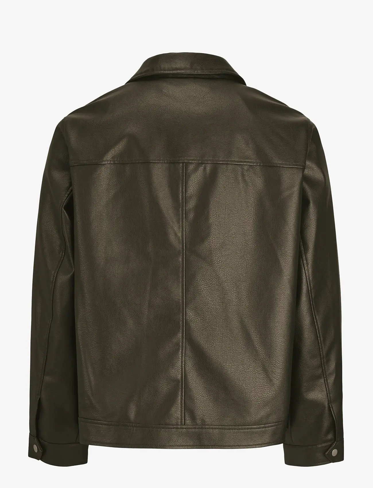 Jack & Jones - JJECASABLANCA PU JACKET NOOS - frühlingsjacken - chocolate brown - 2