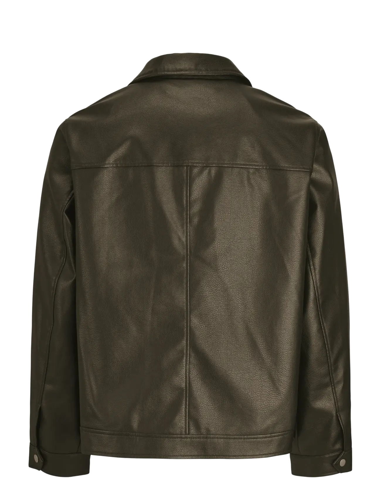 Jack & Jones - JJECASABLANCA PU JACKET NOOS - forårsjakker - chocolate brown - 2