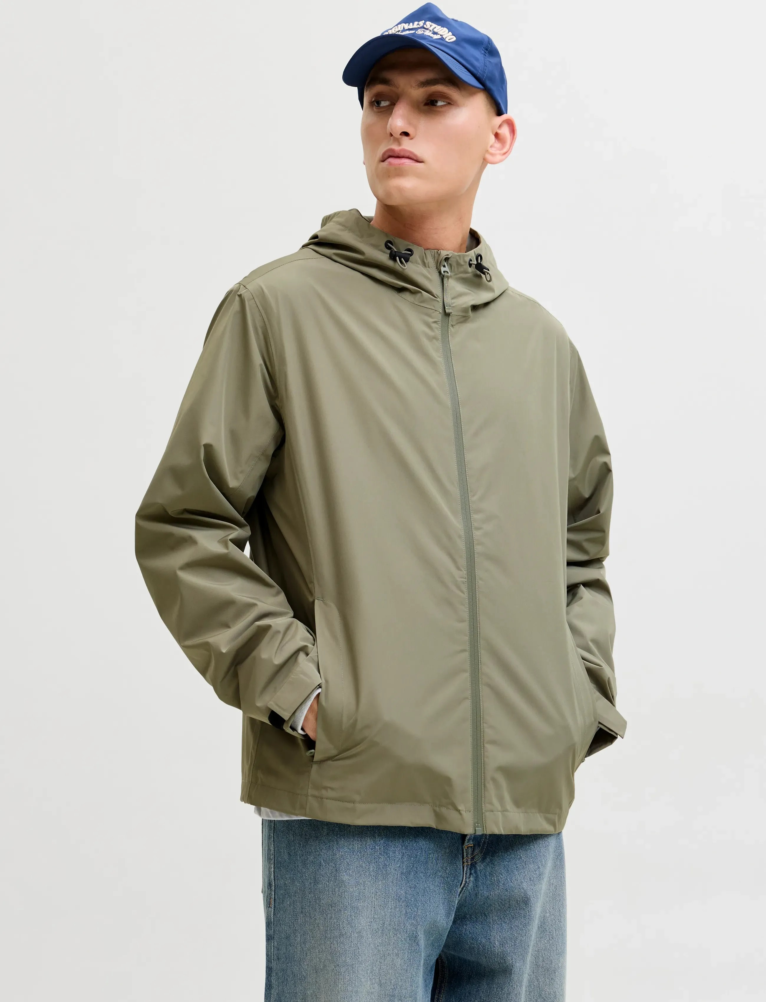 Jack & Jones Jjeflynn Functional Jacket Noos, S, Khaki green, Jakker > Lette Jakker, Herre
