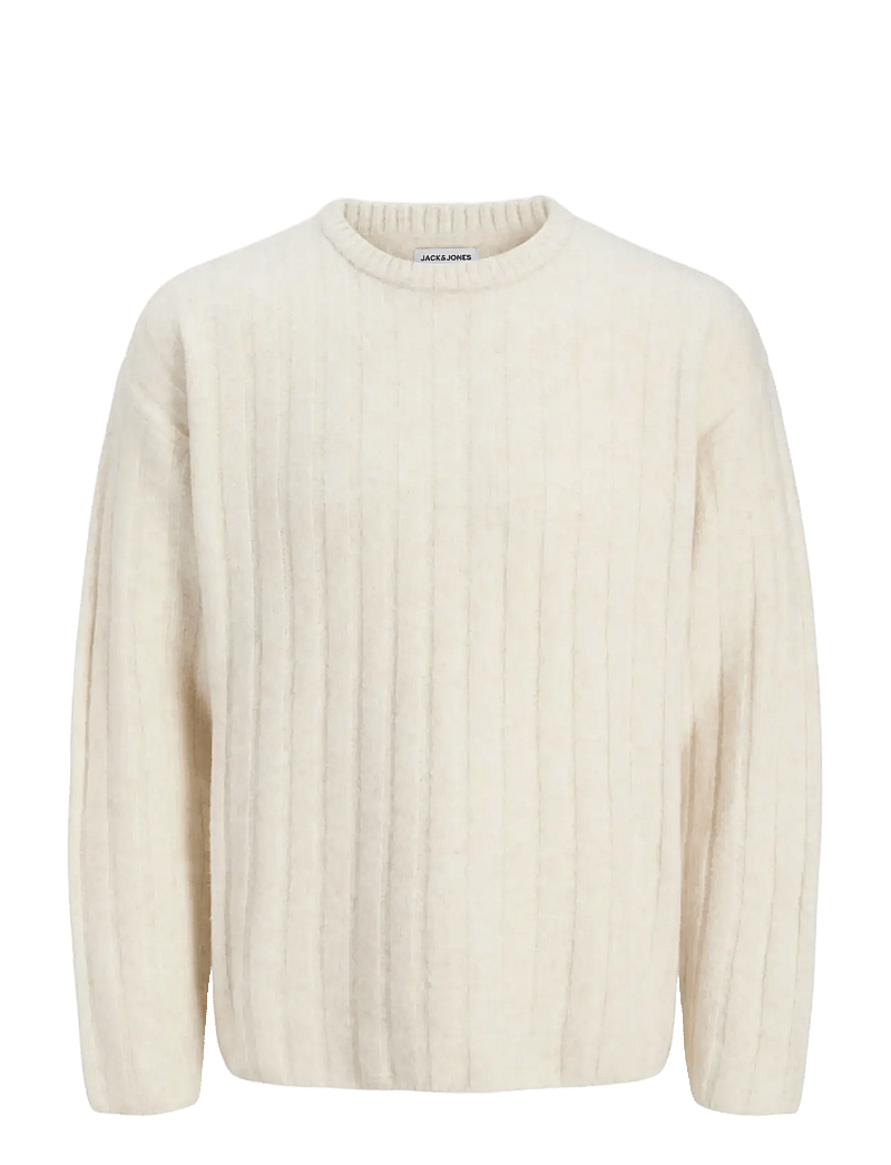 Jack & Jones - JJEBRADLEY CARTER KNIT CREW NECK LN - rundhals - moonbeam - 1
