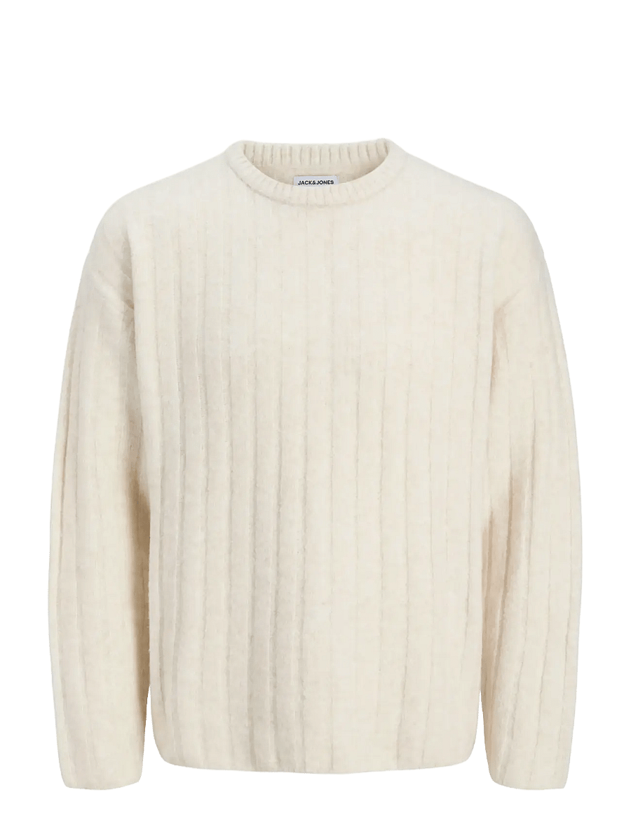 Jack & Jones - JJEBRADLEY CARTER KNIT CREW NECK - rundhals - moonbeam - 1